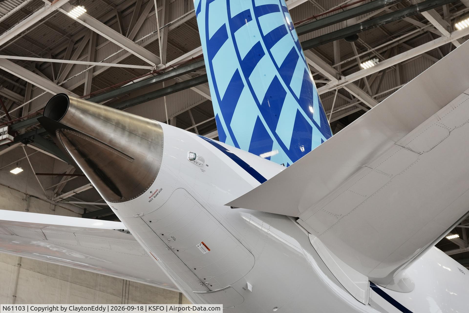 Aircraft N61103, 2026 Boeing 787-9 Dreamliner Dreamliner, c/n 68649 l/n 1281, SFO 2026, at KSFO, photo by ClaytonEddy