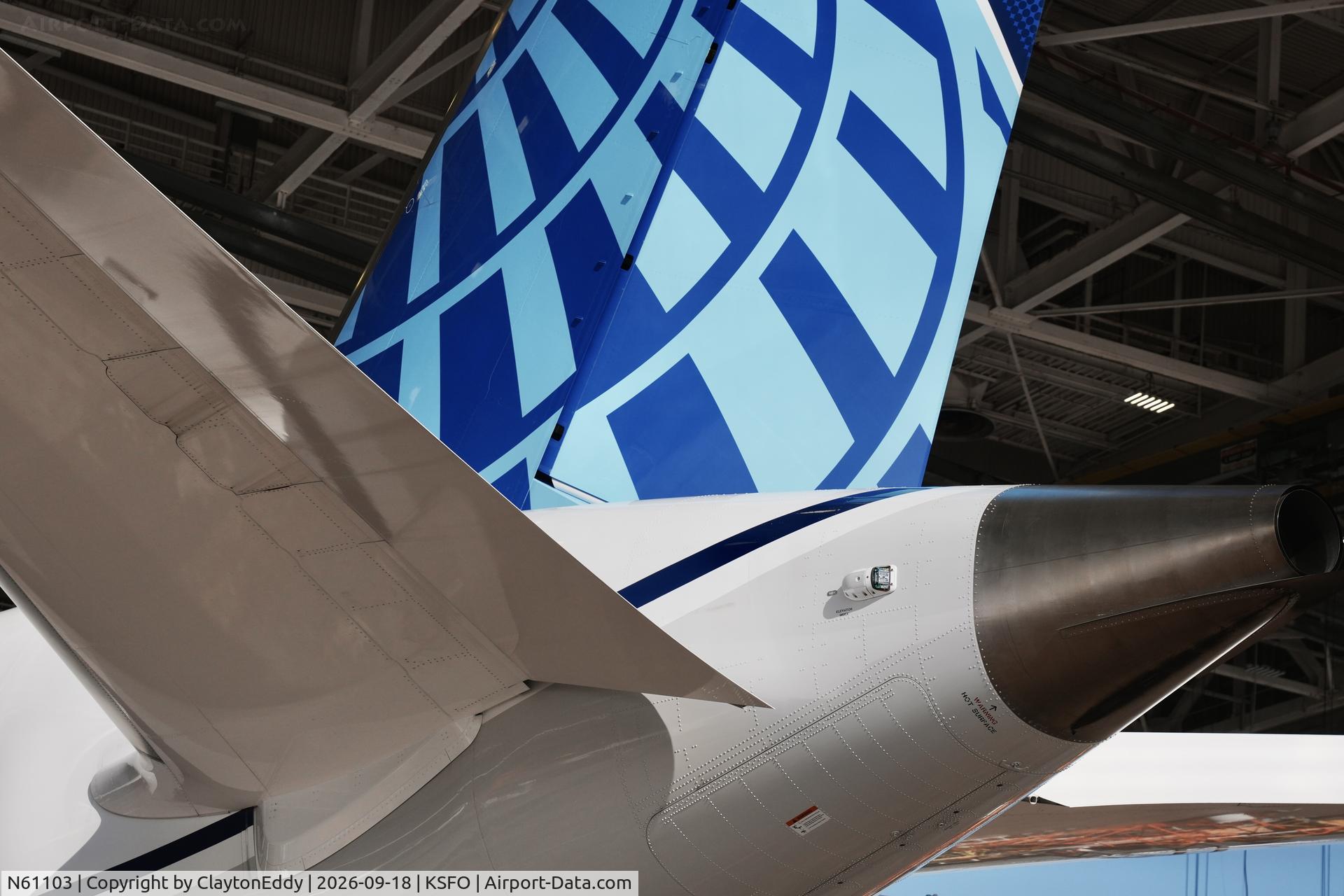 Aircraft N61103, 2026 Boeing 787-9 Dreamliner Dreamliner, c/n 68649 l/n 1281, SFO 2026, at KSFO, photo by ClaytonEddy