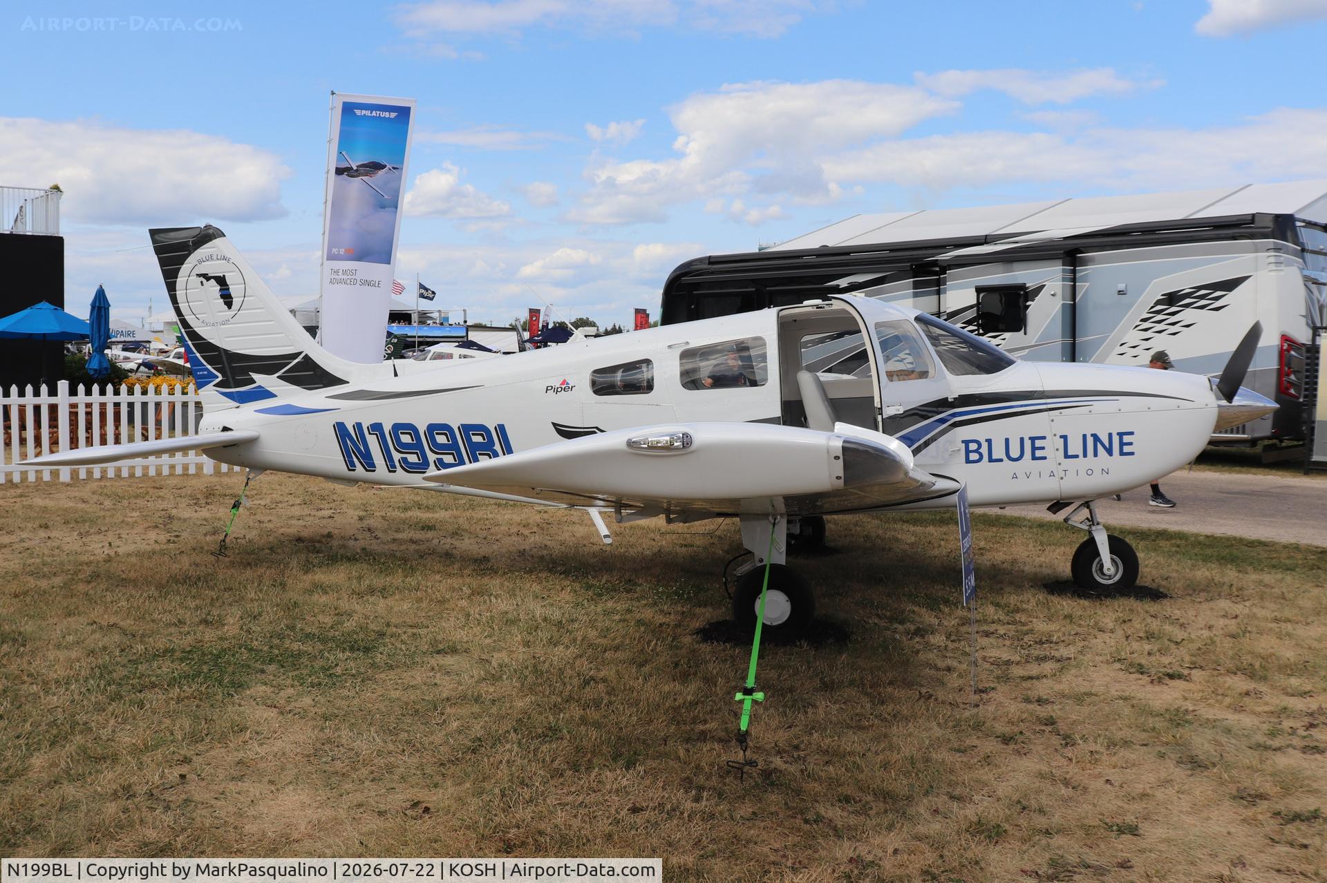 Aircraft N199BL, 2025 Piper PA-28-181, c/n 2881956, Piper PA-28-181, at KOSH, photo by MarkPasqualino
