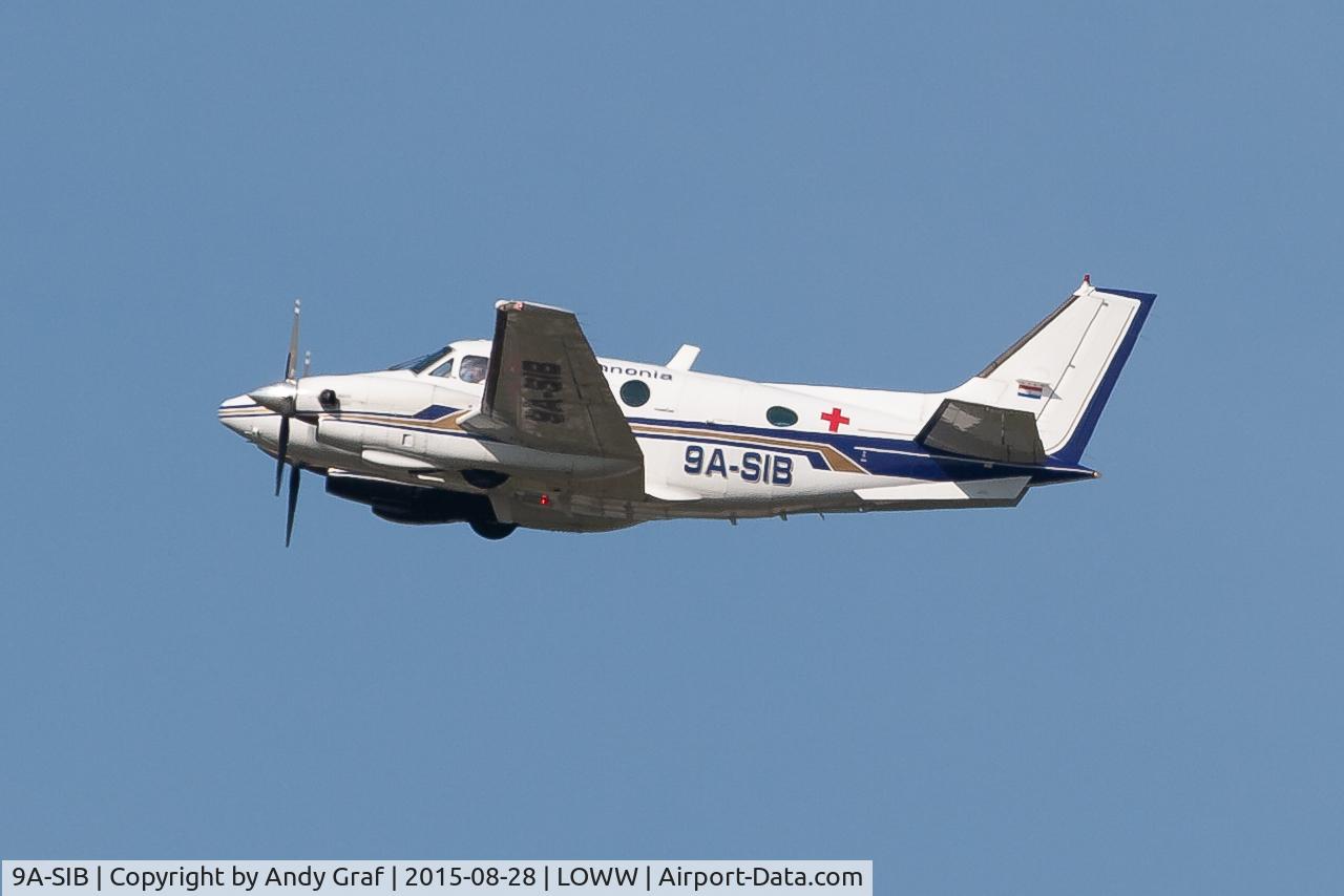 Aircraft 9A-SIB, 1981 Beech C90 King Air, c/n LJ-993, Untitled Beech 90, at LOWW, photo by Andy Graf