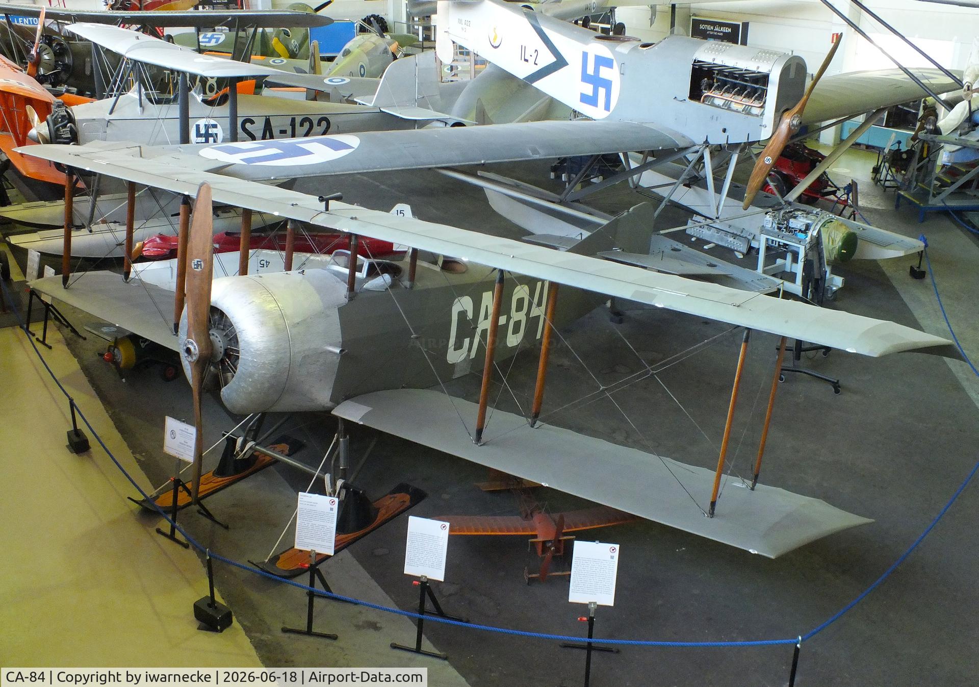 Aircraft CA-84, Caudron C.60, c/n 24, Caudron C.60 at the Suomen Ilmailumuseo (Finnish Aviation Museum), Vantaa, photo by iwarnecke