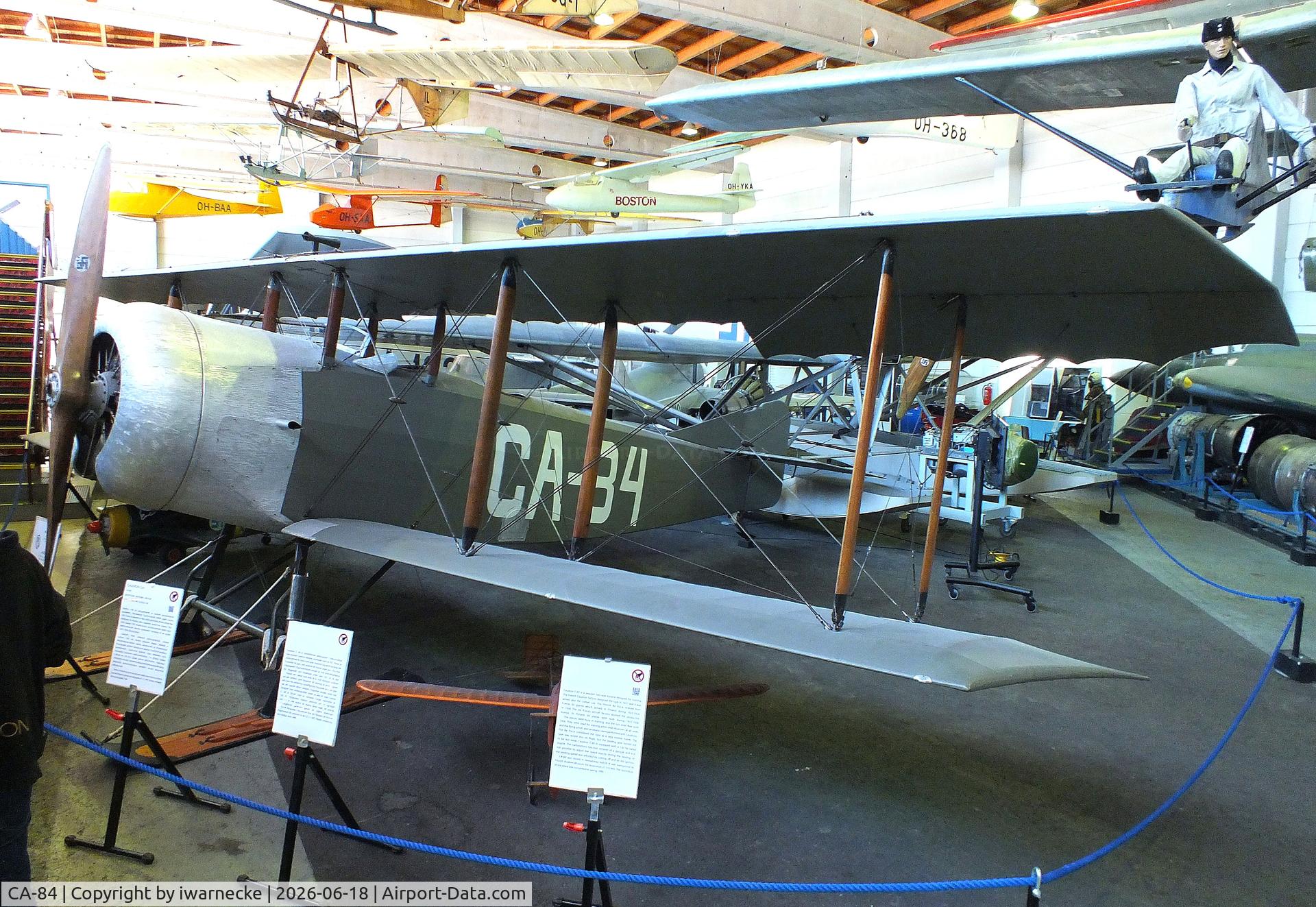 Aircraft CA-84, Caudron C.60, c/n 24, Caudron C.60 at the Suomen Ilmailumuseo (Finnish Aviation Museum), Vantaa, photo by iwarnecke