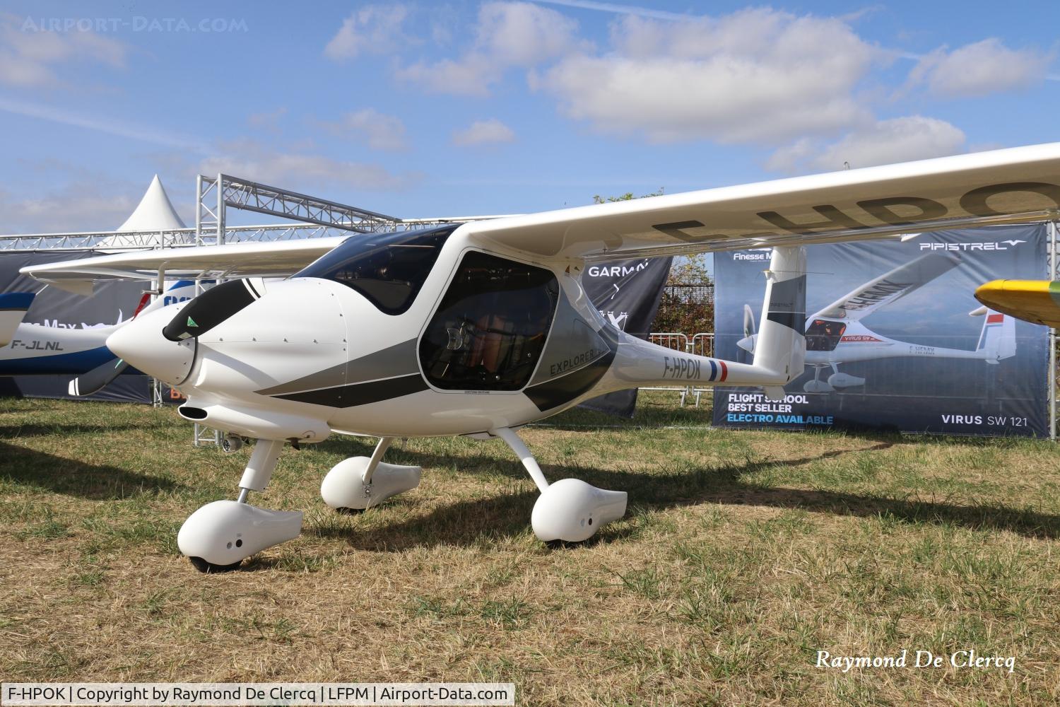 Aircraft F-HPOK, 2026 Pipistrel Virus SW 121A Explorer, c/n SW121A0205, At Air Legend Melun on 05-09-2026., at LFPM, photo by Raymond De Clercq