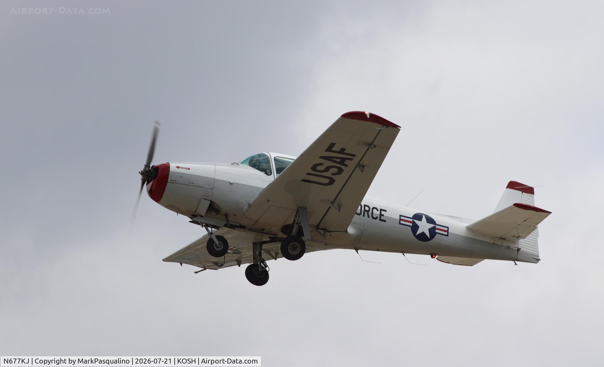 Aircraft N677KJ, 1947 North American Navion, c/n NAV-4-577, North American Navion, at KOSH, photo by MarkPasqualino