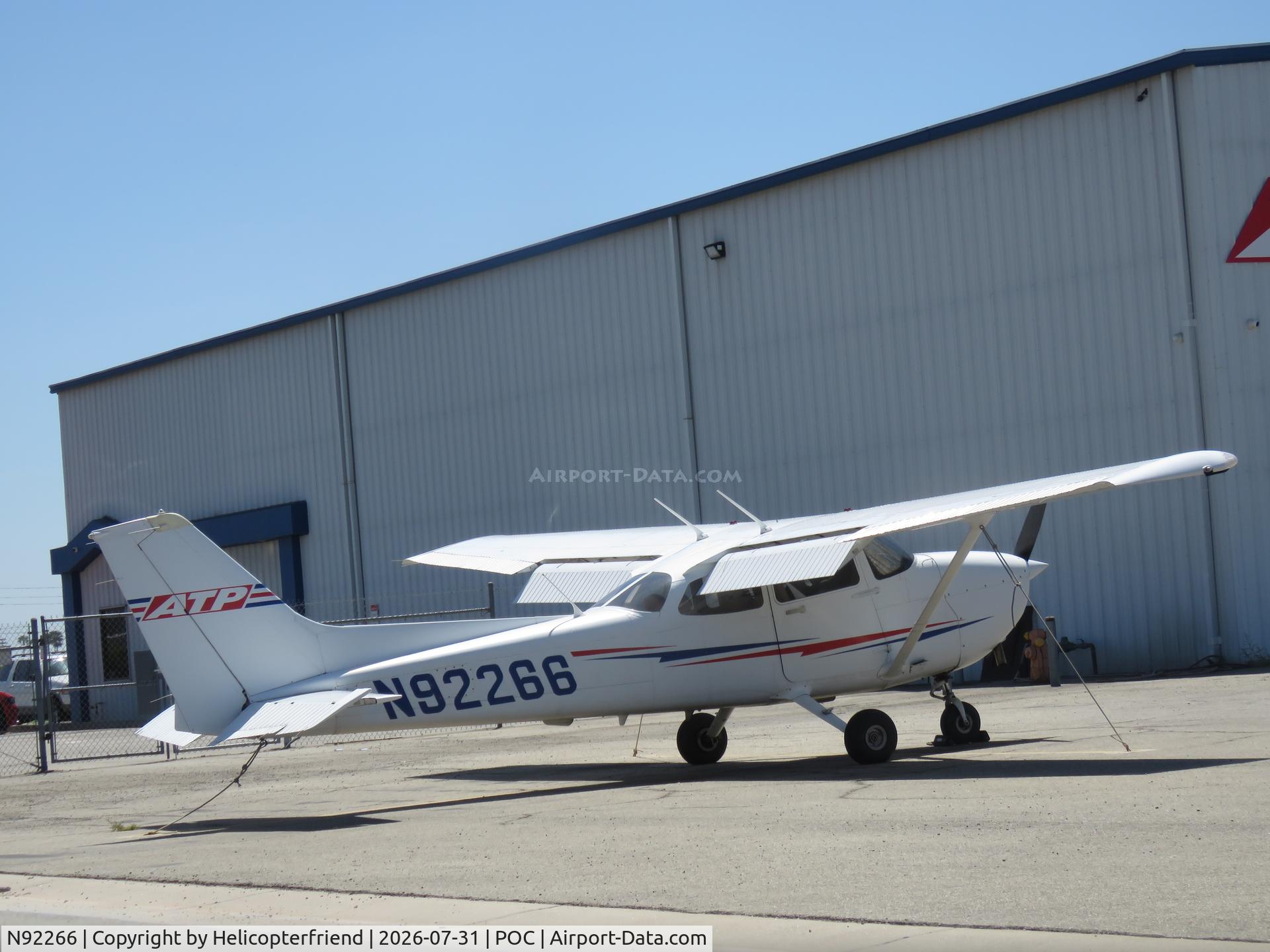 Aircraft N92266, 2014 Cessna 172S Shyhawk SP, c/n 172S-11503, Parked at ATP, at POC, photo by Helicopterfriend