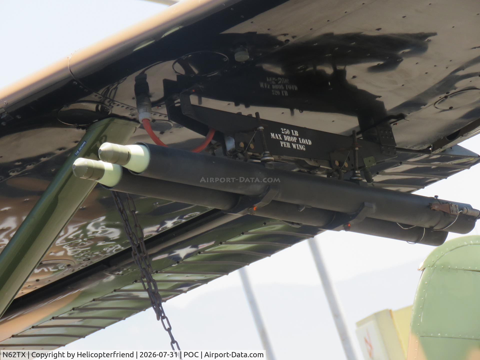 Aircraft N62TX, 1963 Cessna 305C (O-1E) Bird Dog, c/n 305M-0051, Loaded, at POC, photo by Helicopterfriend