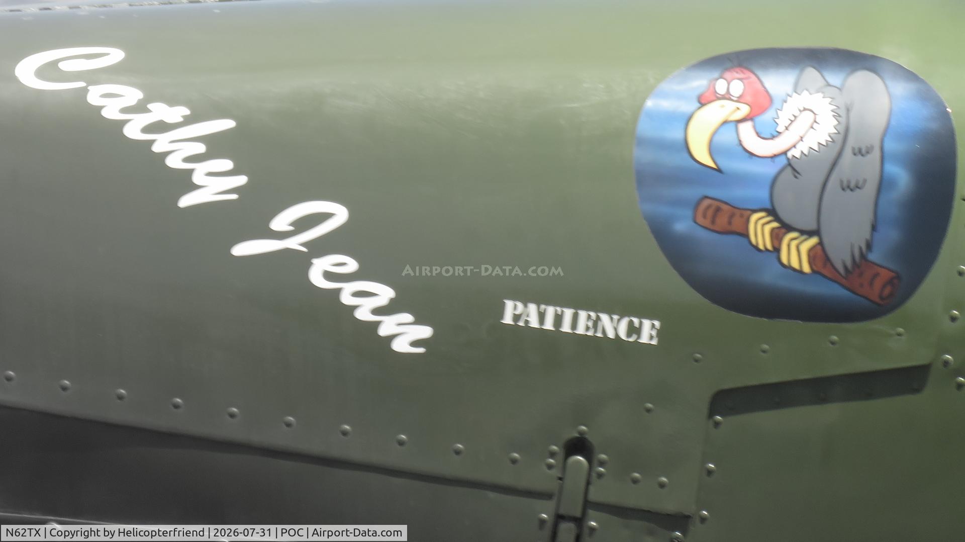 Aircraft N62TX, 1963 Cessna 305C (O-1E) Bird Dog, c/n 305M-0051, Engine cowling, at POC, photo by Helicopterfriend