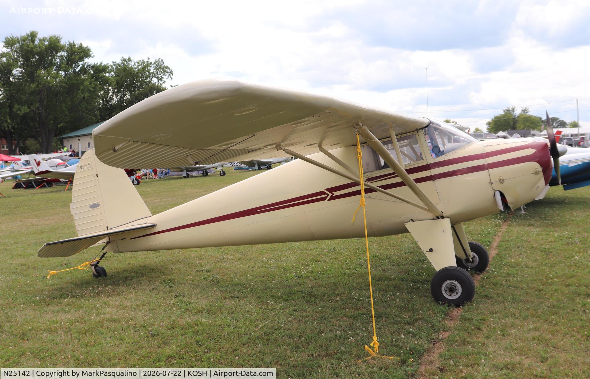 Aircraft N25142, 1939 Luscombe 8A, c/n 1066, Luscombe 8A, at KOSH, photo by MarkPasqualino