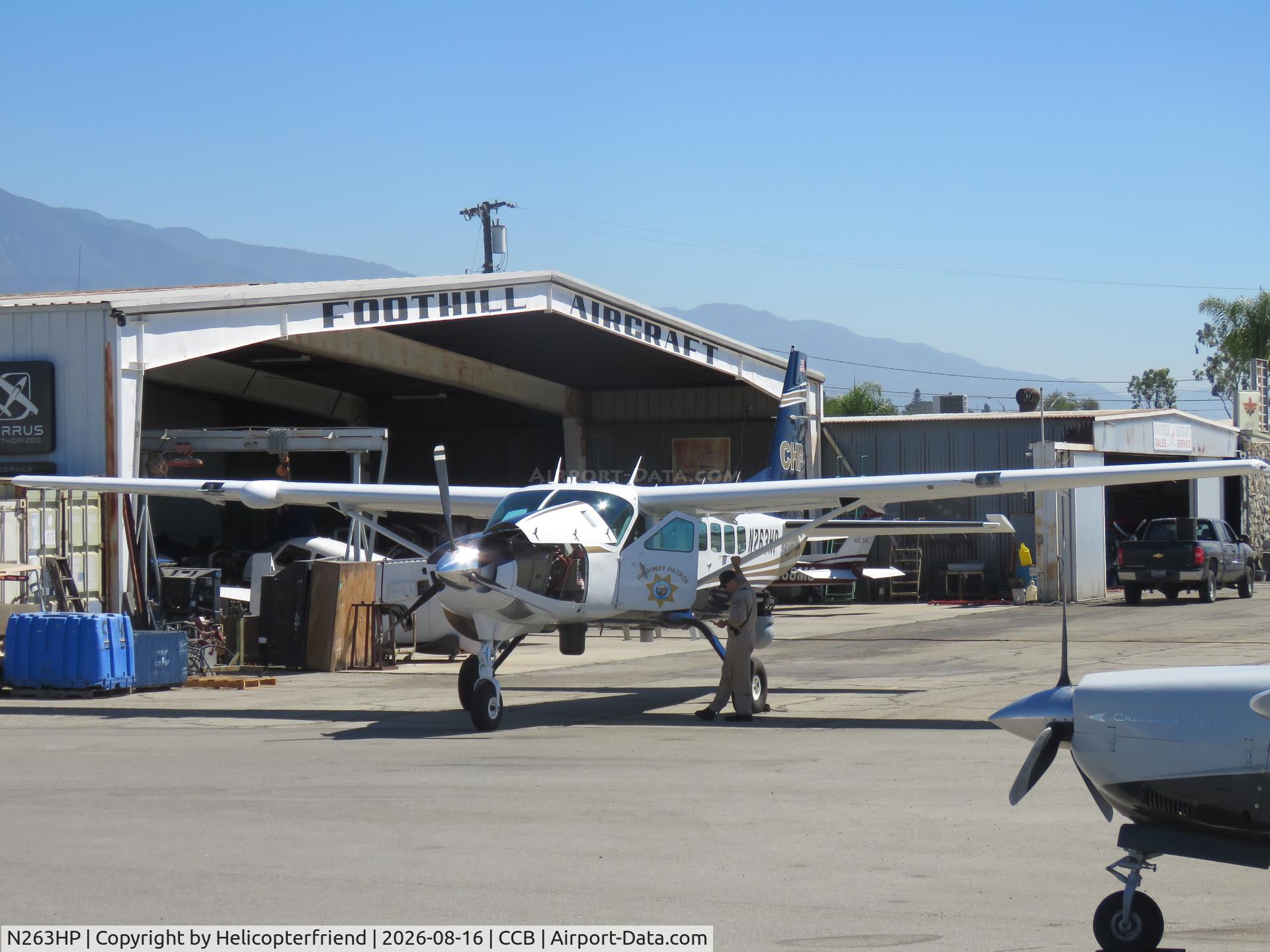 Aircraft N263HP, 2025 Textron Aviation Inc 208, c/n 20800719, Being worked on, at CCB, photo by Helicopterfriend