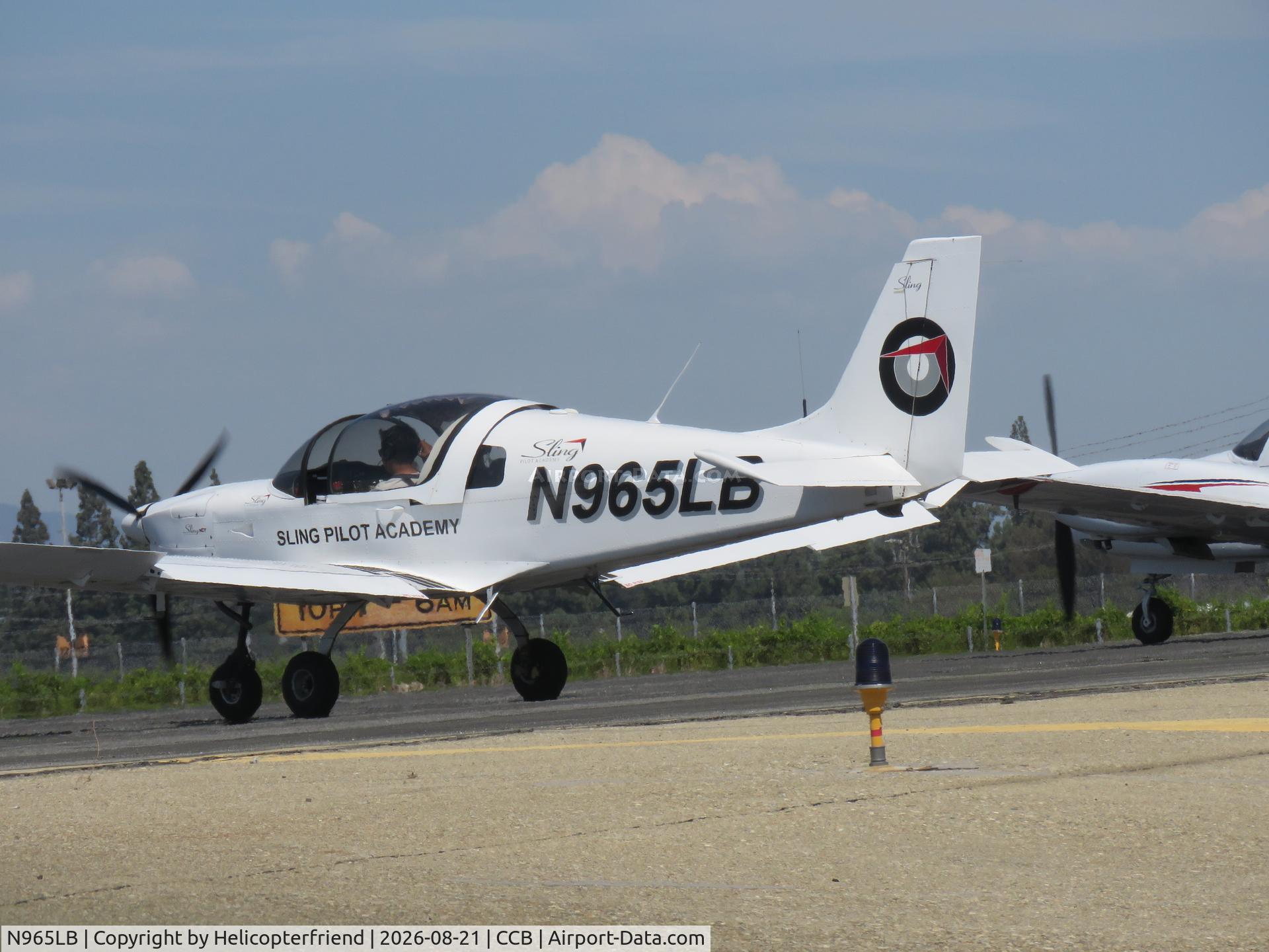 Aircraft N965LB, 2021 Sling Aircraft (PTY) Ltd Sling LSA, c/n 315, Preflight, at CCB, photo by Helicopterfriend