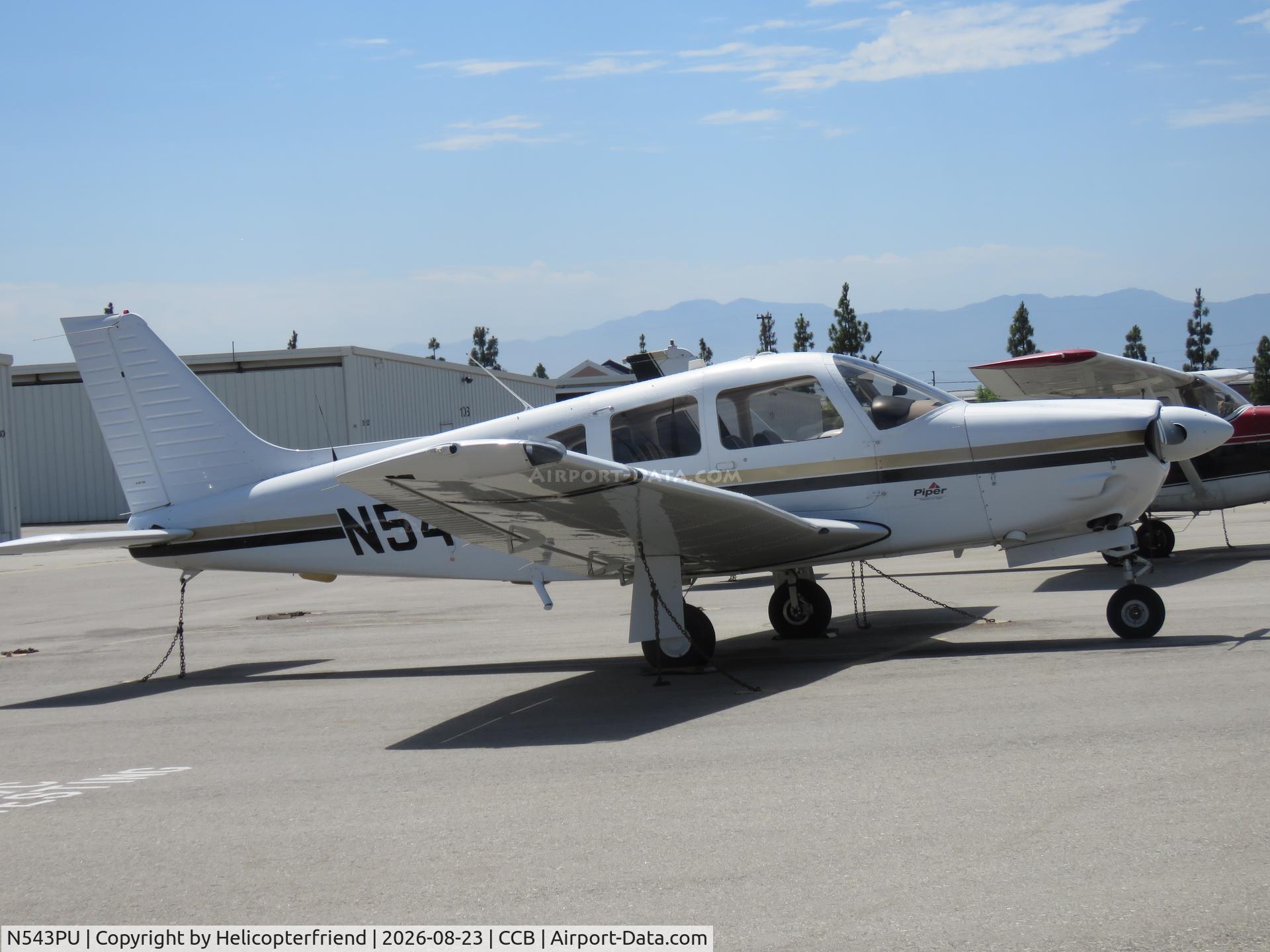 Aircraft N543PU, 2003 Piper PA-28R-201 Cherokee Arrow III, c/n 2844100, Parked in transit parking, at CCB, photo by Helicopterfriend