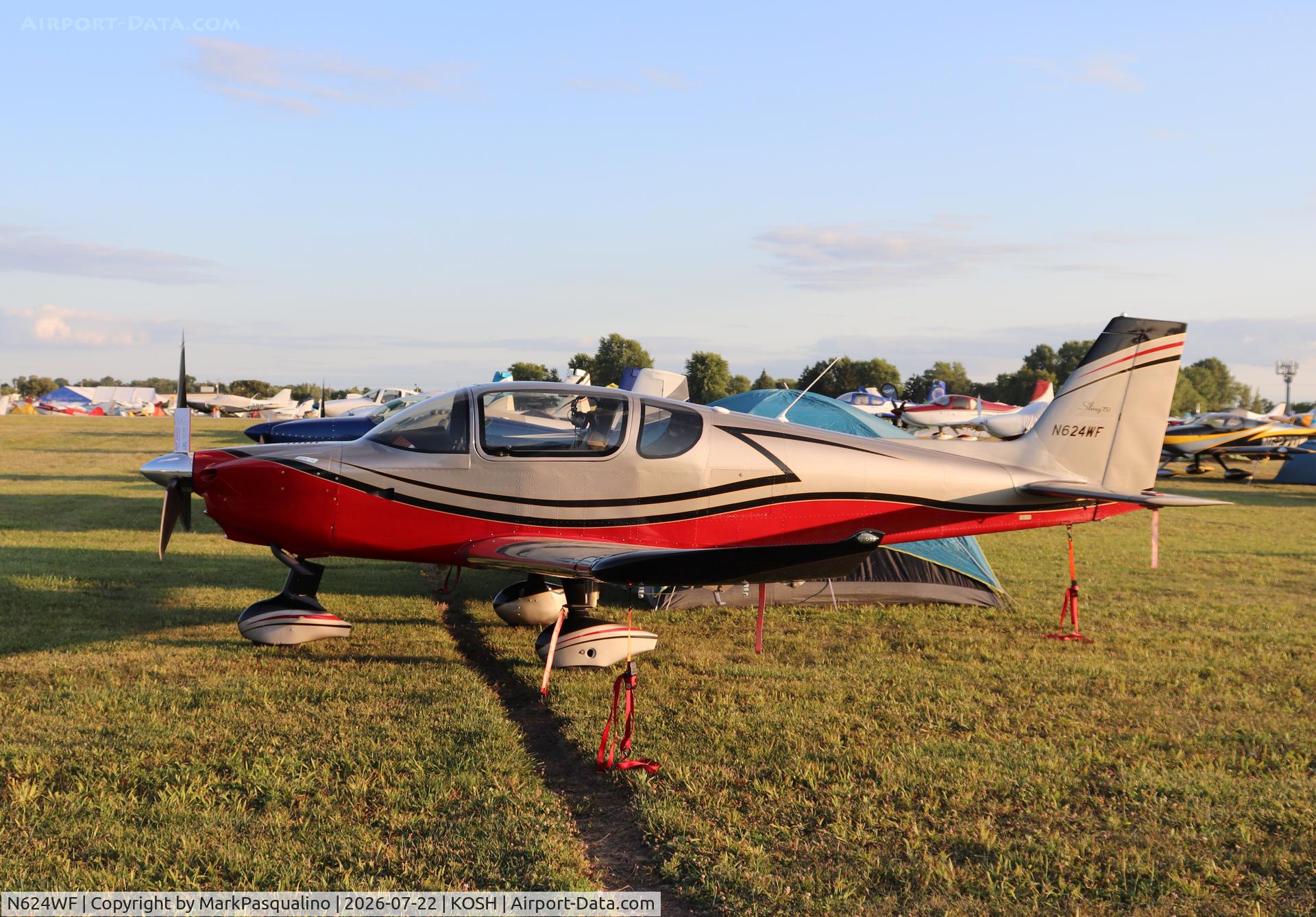 Aircraft N624WF, 2021 Airplane Factory Sling 4 TSI, c/n 169SK, Sling 4 TSI, at KOSH, photo by MarkPasqualino