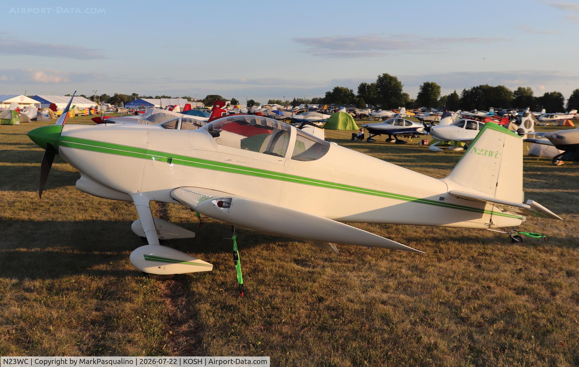 Aircraft N23WC, 1990 Vans RV-6, c/n 20448, Vans RV-6, at KOSH, photo by MarkPasqualino