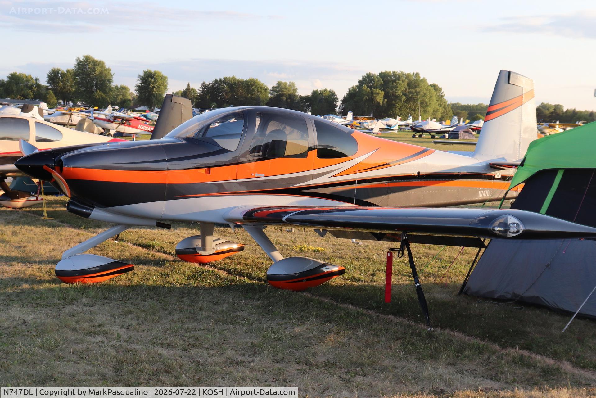 Aircraft N747DL, 2023 Vans RV-10, c/n 41524, Vans RV-10, at KOSH, photo by MarkPasqualino