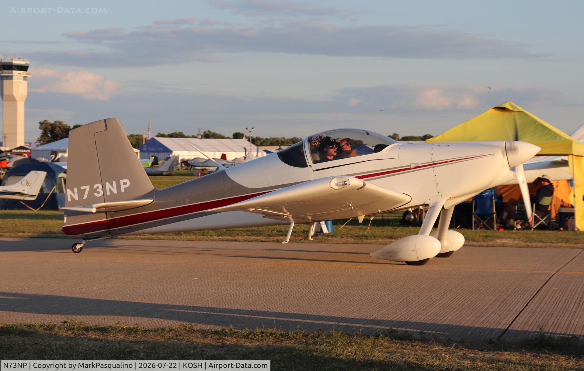 Aircraft N73NP, 2010 Vans RV-7, c/n 70463, Vans RV-7, at KOSH, photo by MarkPasqualino
