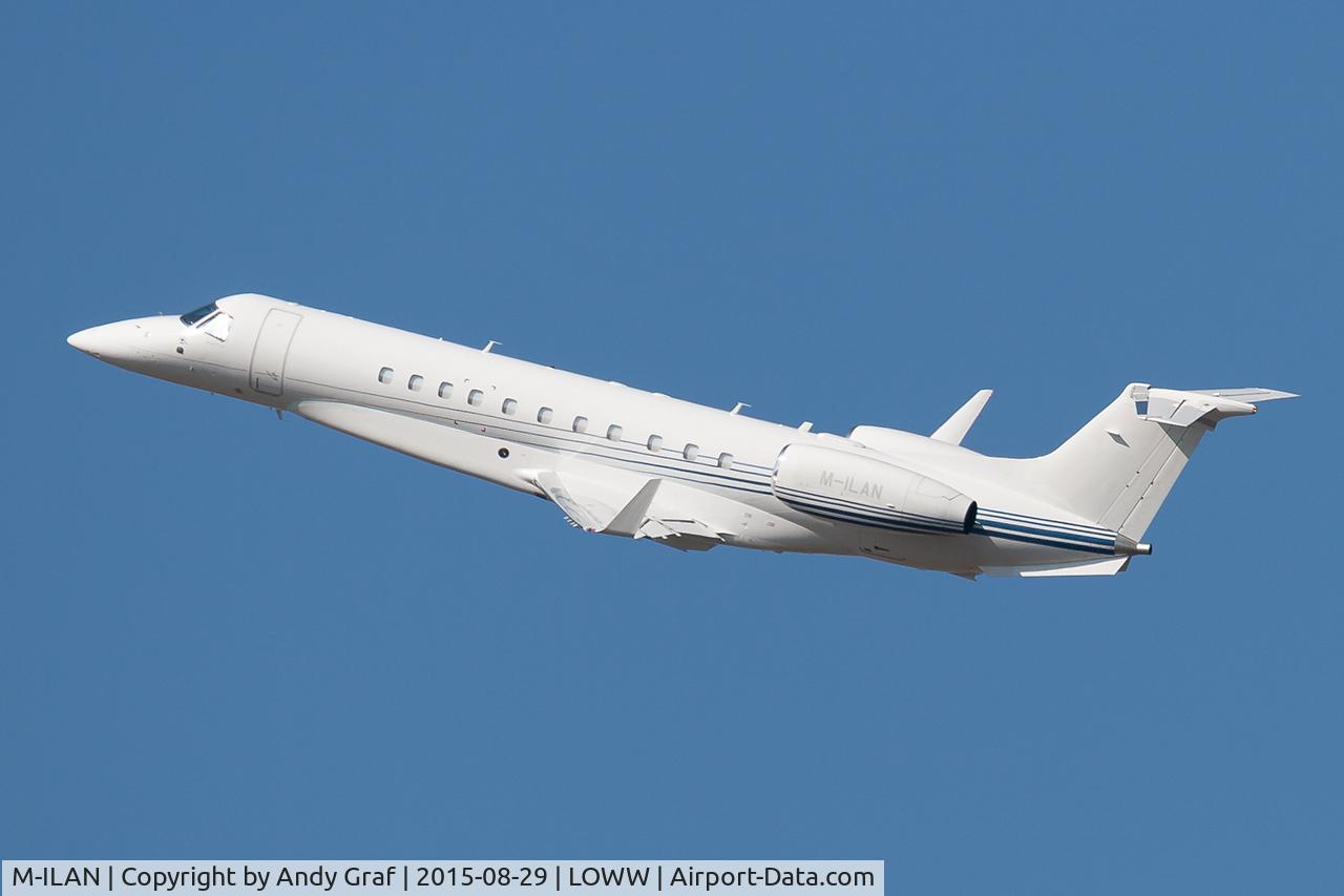 Aircraft M-ILAN, 2014 Embraer EMB-135BJ Legacy 650, c/n 14501192, Untitled EMB135, at LOWW, photo by Andy Graf