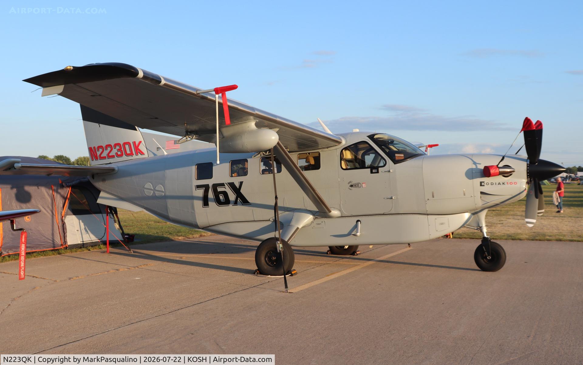 Aircraft N223QK, 2017 Quest Kodiak 100, c/n 100-0223, Kodiak 100, at KOSH, photo by MarkPasqualino