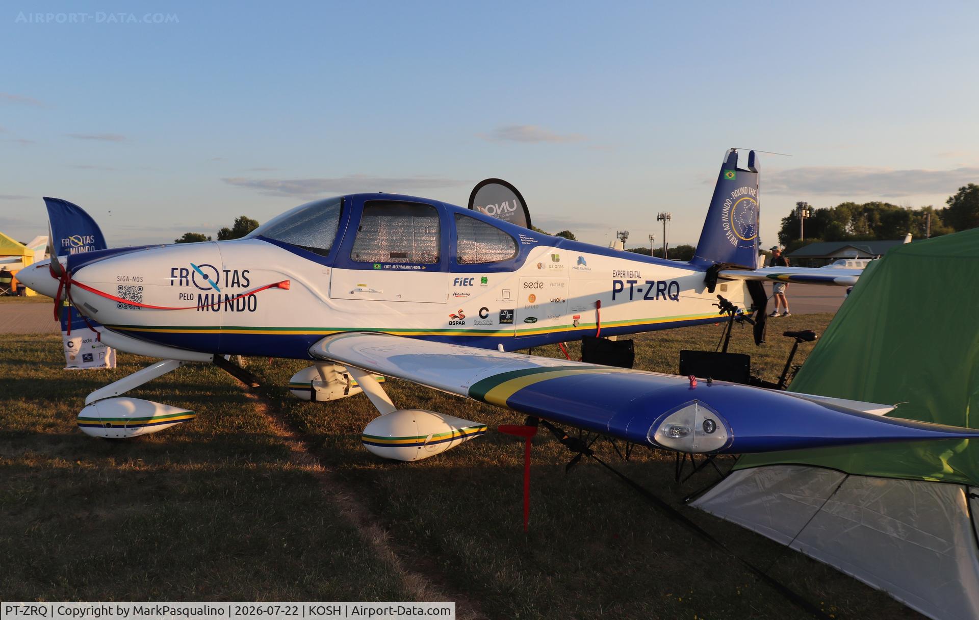 Aircraft PT-ZRQ, 2013 Vans RV-10, c/n FVE-2103, Vans RV-10, at KOSH, photo by MarkPasqualino