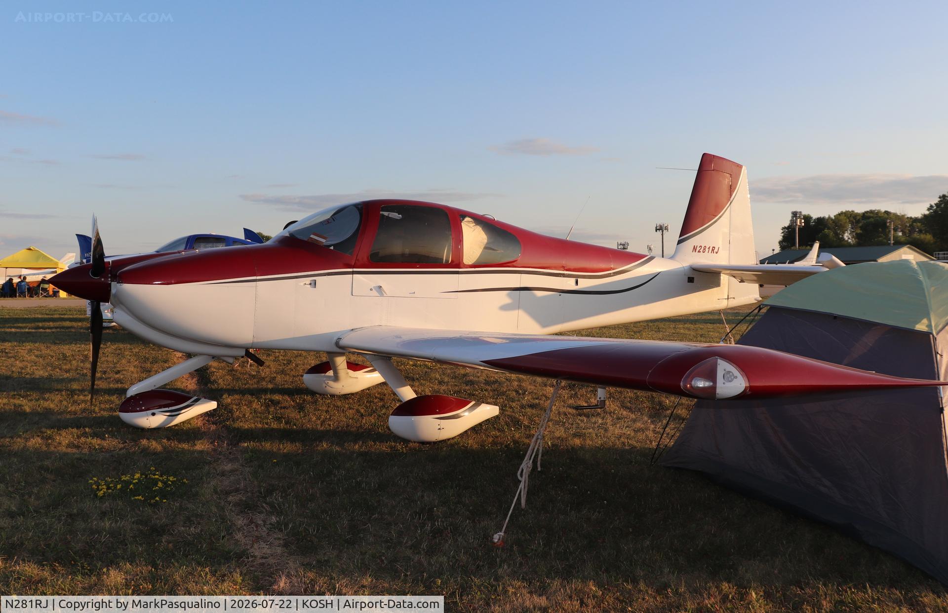 Aircraft N281RJ, Vans RV-10, c/n 40536, Vans RV-10, at KOSH, photo by MarkPasqualino