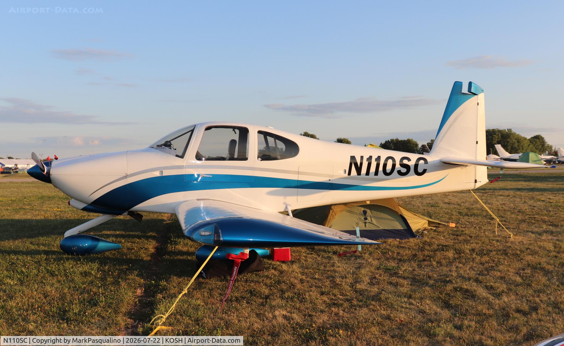 Aircraft N110SC, 2013 Vans RV-10, c/n 40254, Vans RV-10, at KOSH, photo by MarkPasqualino