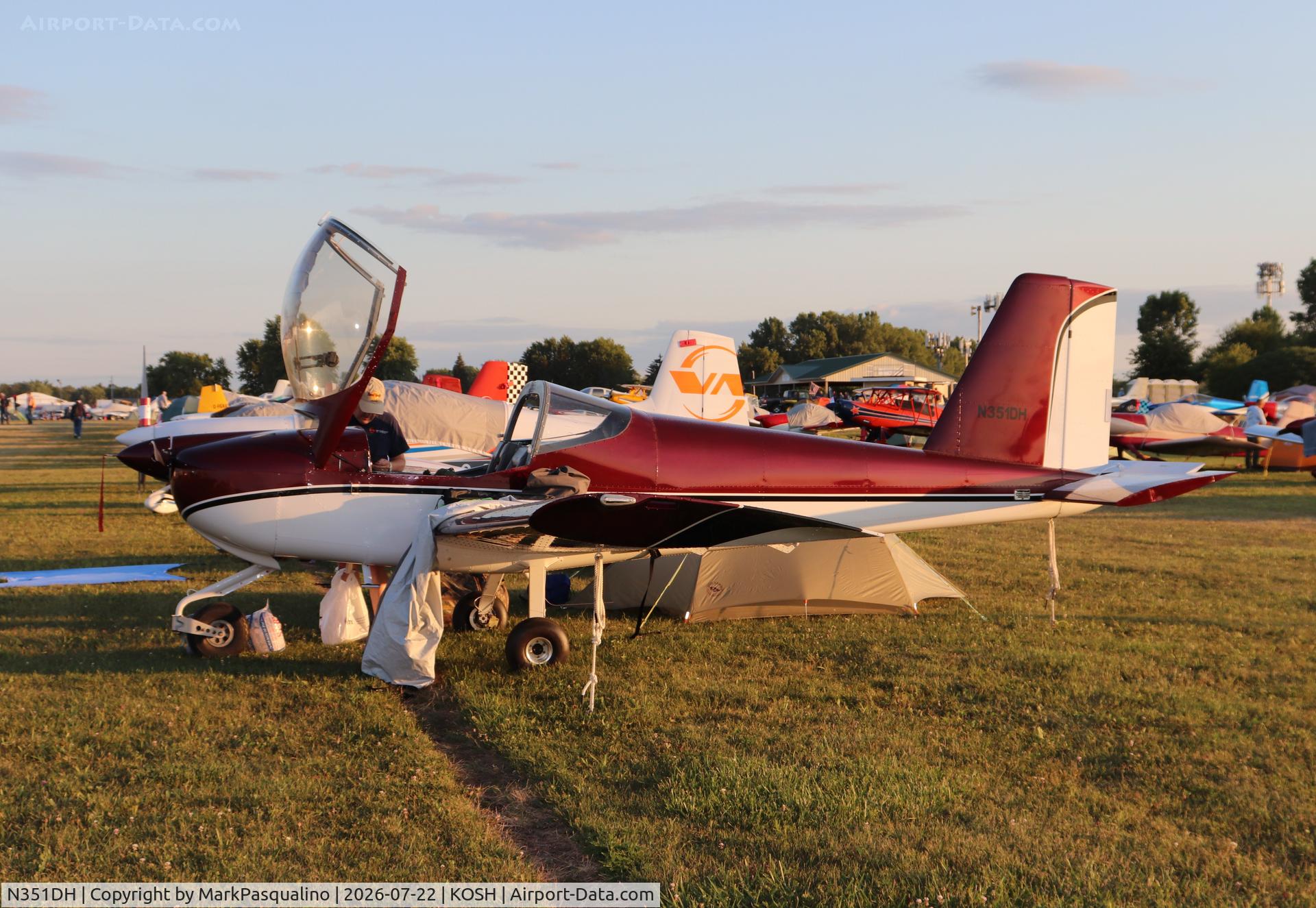 Aircraft N351DH, 2012 Vans RV-12, c/n 120351, Vans RV-12, at KOSH, photo by MarkPasqualino