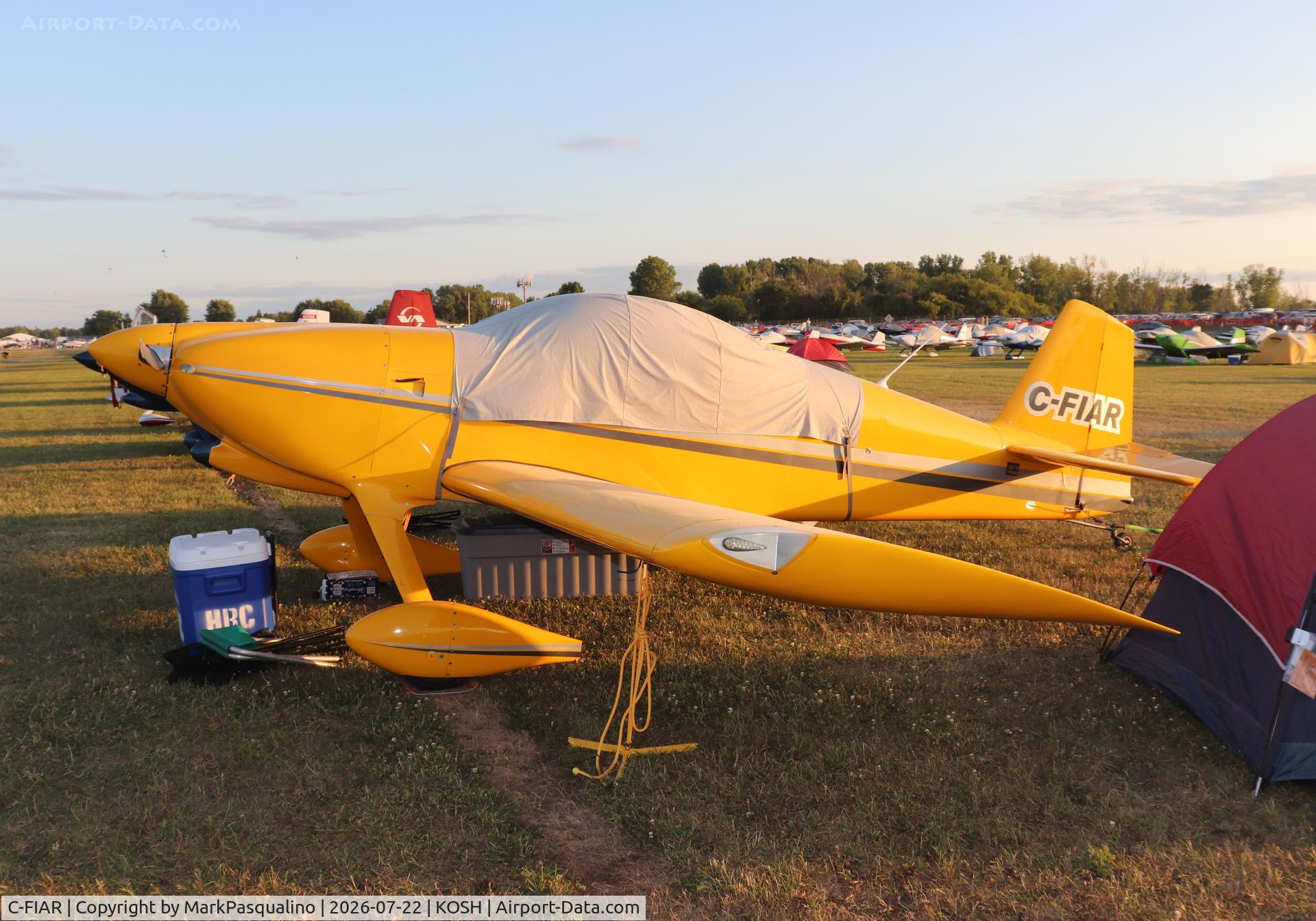 Aircraft C-FIAR, 1997 Vans RV-6, c/n 97-1001, Vans RV-6, at KOSH, photo by MarkPasqualino