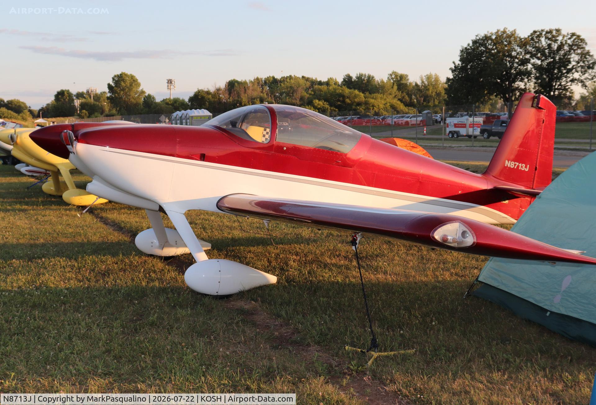 Aircraft N8713J, 2006 Vans RV-9, c/n 91017, Vans RV-9, at KOSH, photo by MarkPasqualino