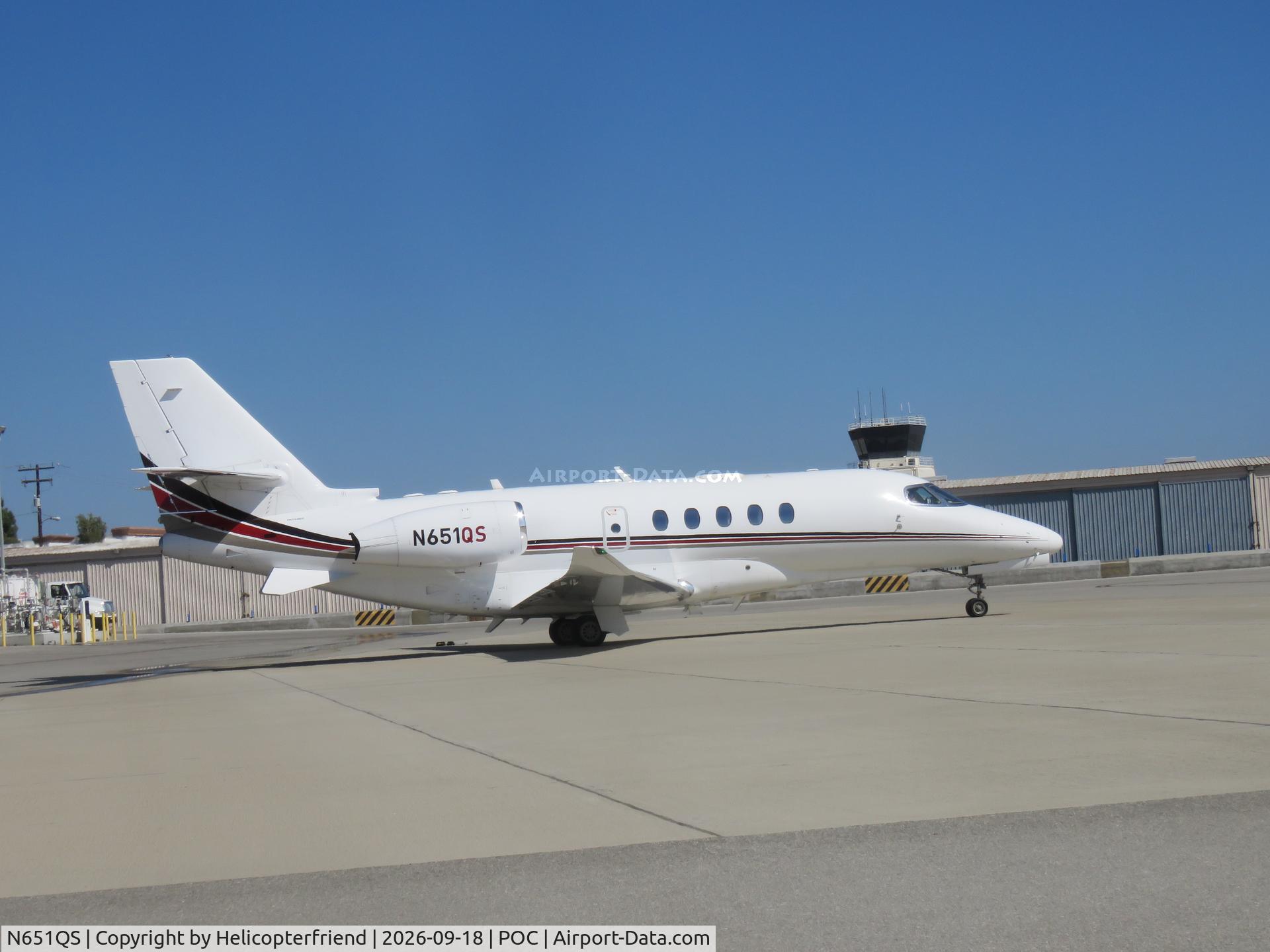 Aircraft N651QS, 2021 Textron (Cessna) 680A Citation Latitude, c/n 560-5251, Starting up, at POC, photo by Helicopterfriend