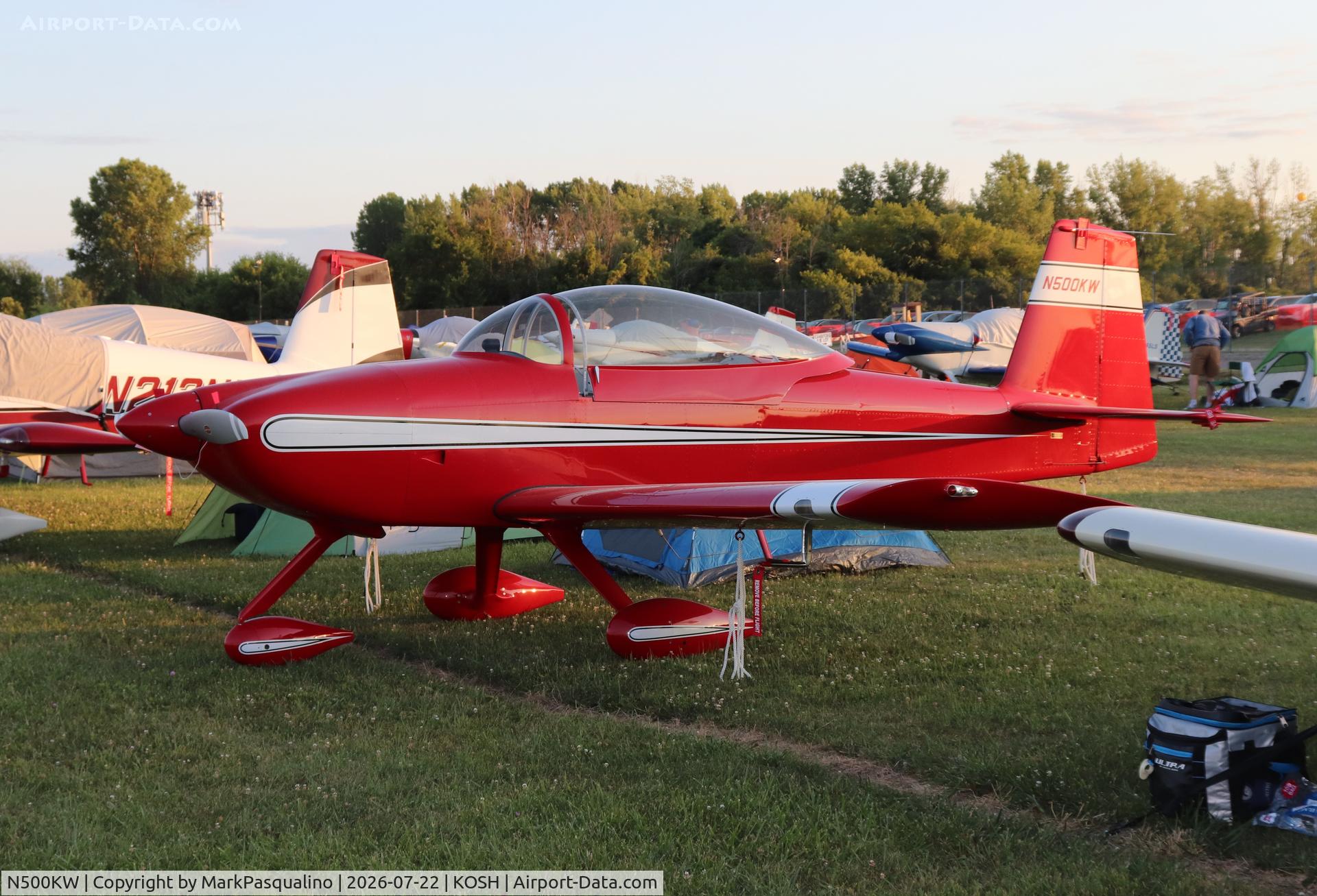 Aircraft N500KW, 2013 Vans RV-8A, c/n 81622, Vans RV-8A, at KOSH, photo by MarkPasqualino