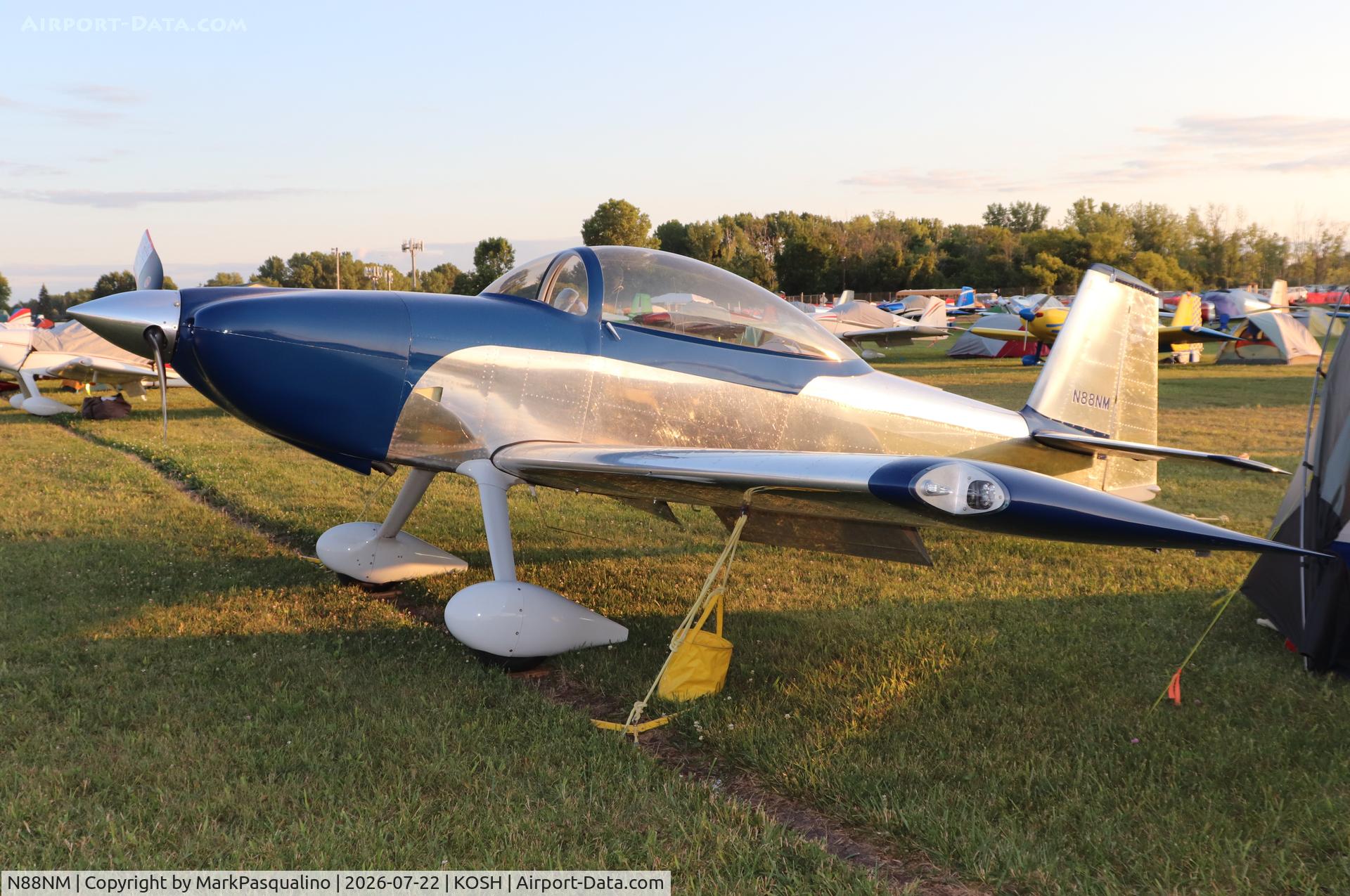 Aircraft N88NM, 2020 Vans RV-8, c/n 83631, Vans RV-8, at KOSH, photo by MarkPasqualino