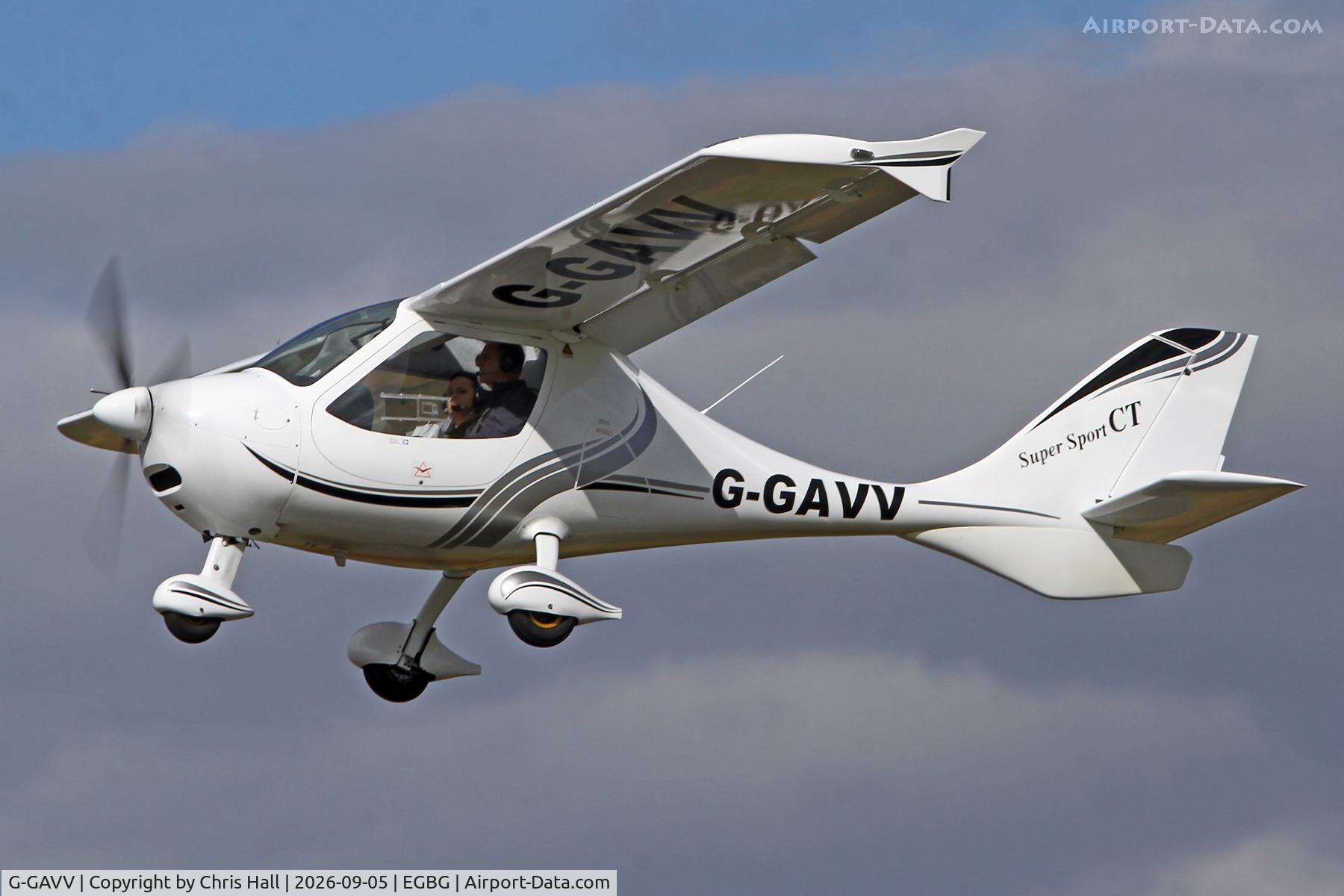 Aircraft G-GAVV, 2019 Flight Design CTSL, c/n E-18-12-51, LAA 80th Anniversary Rally, at EGBG, photo by Chris Hall