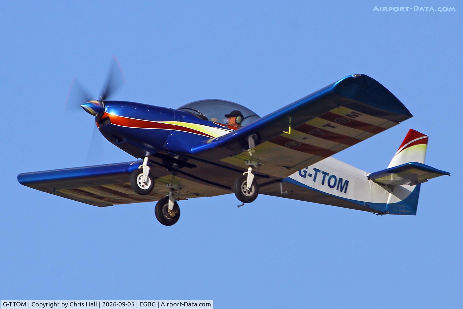 Aircraft G-TTOM, 2013 Zenair CH-601 HD Zodiac, c/n LAA 162-15088, LAA 80th Anniversary Rally, at EGBG, photo by Chris Hall