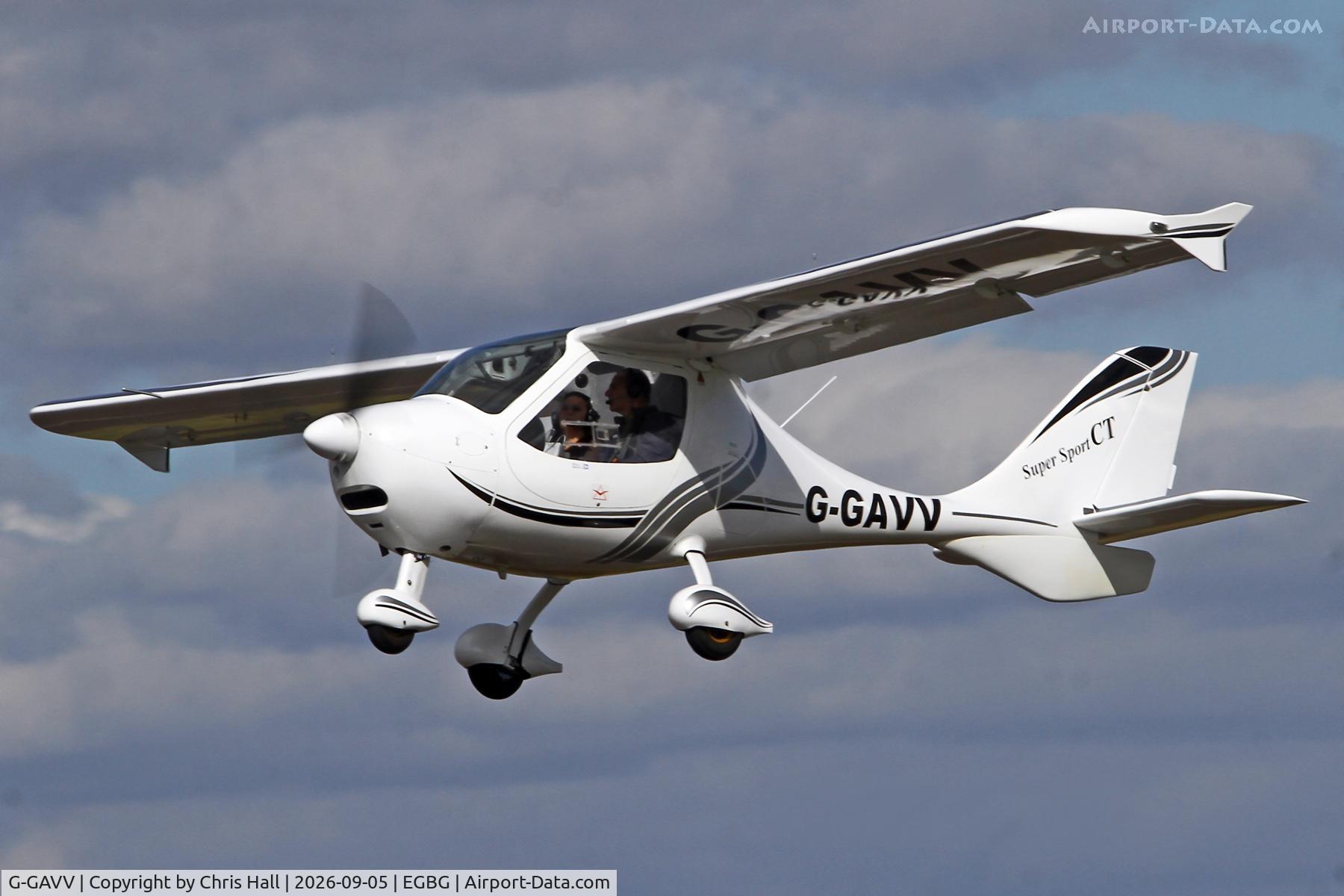 Aircraft G-GAVV, 2019 Flight Design CTSL, c/n E-18-12-51, LAA 80th Anniversary Rally, at EGBG, photo by Chris Hall
