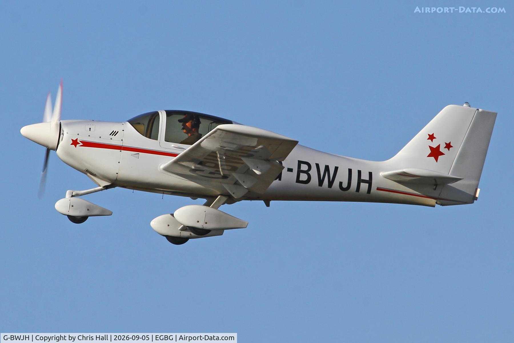 Aircraft G-BWJH, 1996 Europa Tri-Gear, c/n PFA 247-12643, LAA 80th Anniversary Rally, at EGBG, photo by Chris Hall