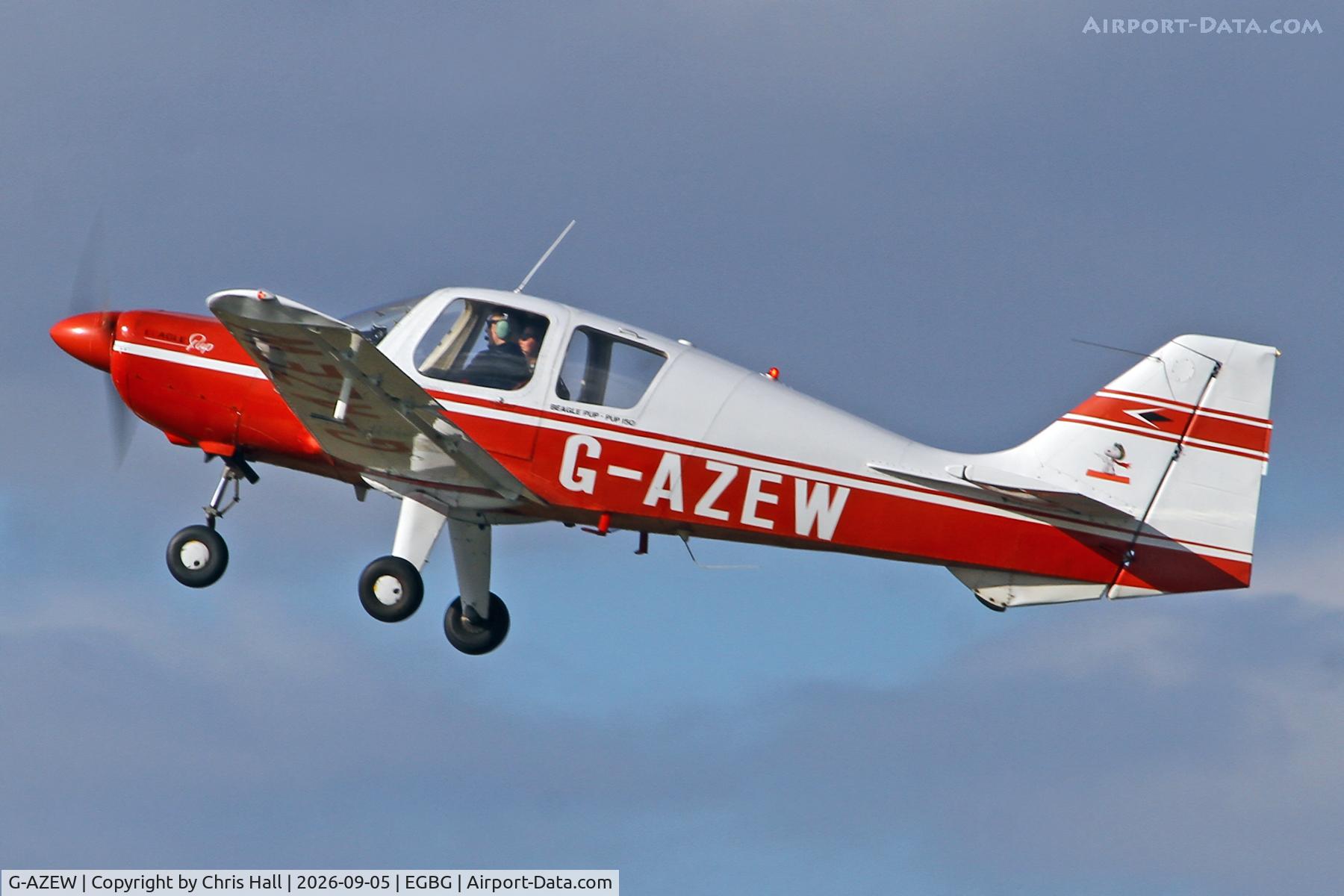 Aircraft G-AZEW, 1969 Beagle B-121 Pup Series 2 (Pup 150), c/n B121-132, LAA 80th Anniversary Rally, at EGBG, photo by Chris Hall