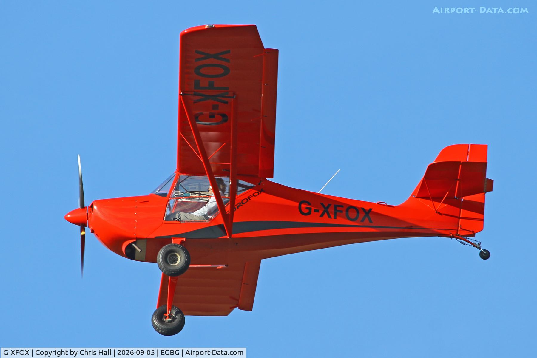 Aircraft G-XFOX, 2014 Eurofox 912(S), c/n LAA 376-15200, LAA 80th Anniversary Rally, at EGBG, photo by Chris Hall