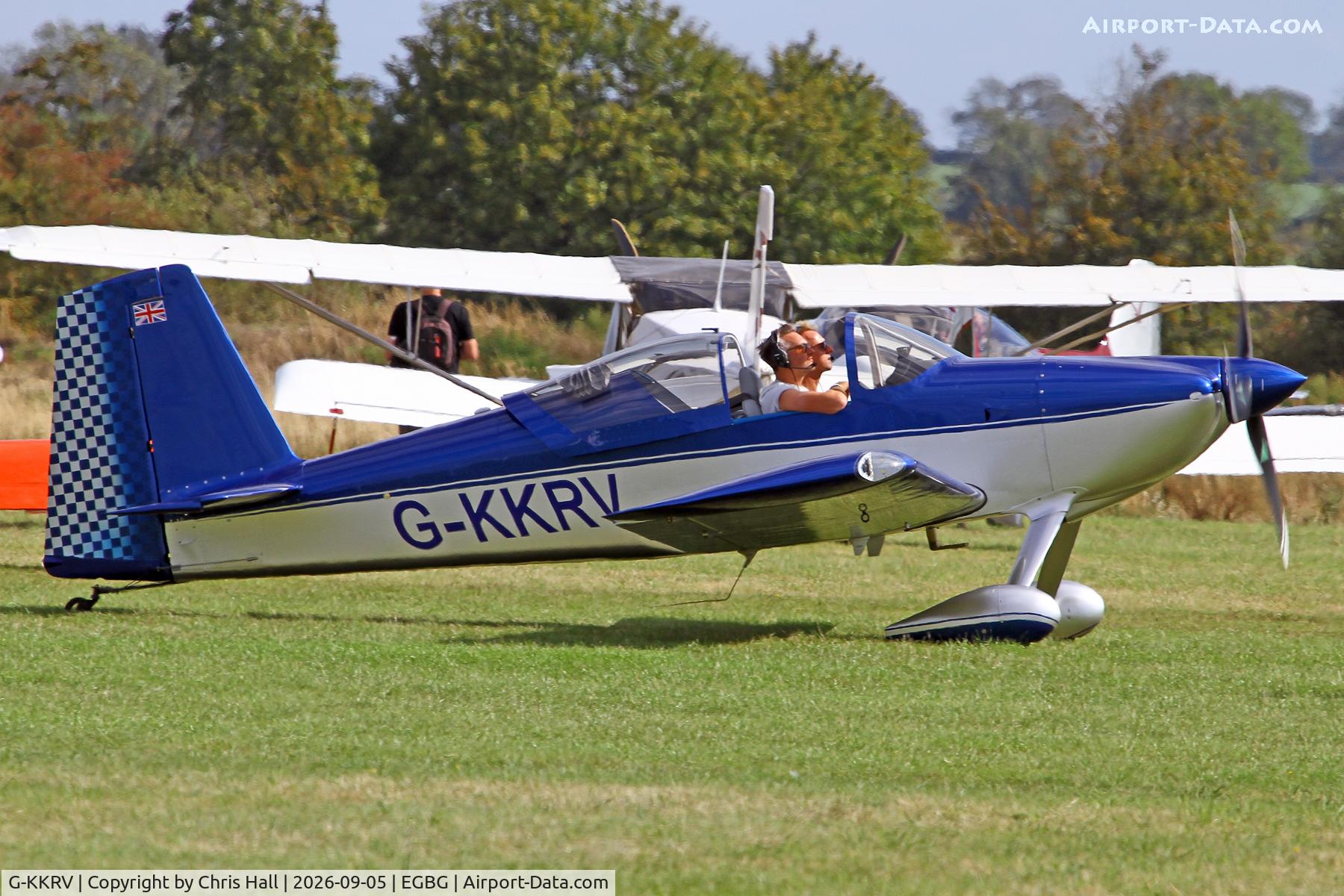 Aircraft G-KKRV, 2024 Van's RV-7, c/n LAA 323-15718, LAA 80th Anniversary Rally, at EGBG, photo by Chris Hall