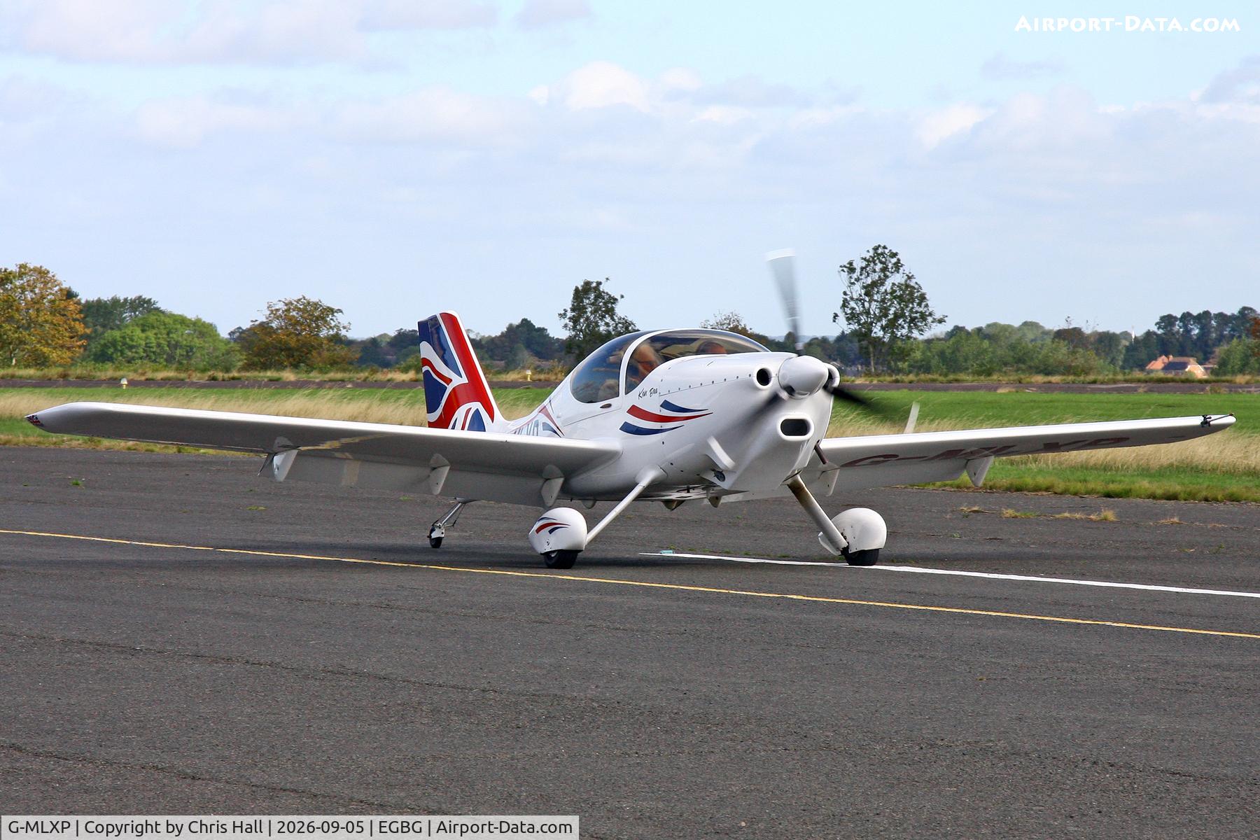 Aircraft G-MLXP, 2013 Europa, c/n PFA 247-12974, LAA 80th Anniversary Rally, at EGBG, photo by Chris Hall