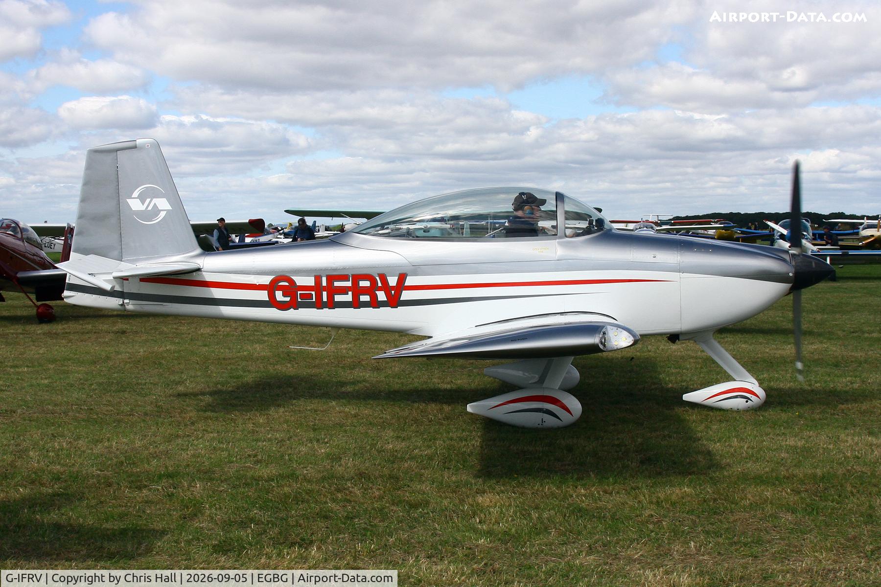 Aircraft G-IFRV, 2021 Vans RV-8A, c/n LAA 303-15792, LAA 80th Anniversary Rally, at EGBG, photo by Chris Hall
