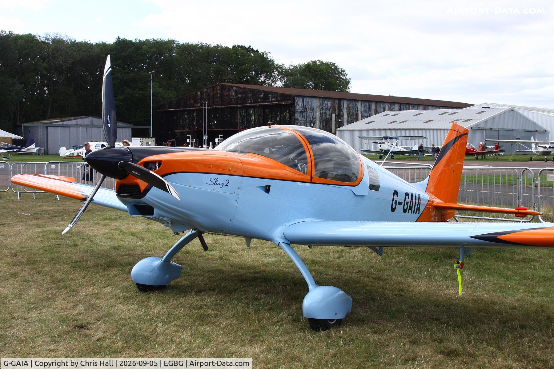 Aircraft G-GAIA, 2022 The Airplane Factory Sling 2, c/n LAA 399-15791, LAA 80th Anniversary Rally, at EGBG, photo by Chris Hall