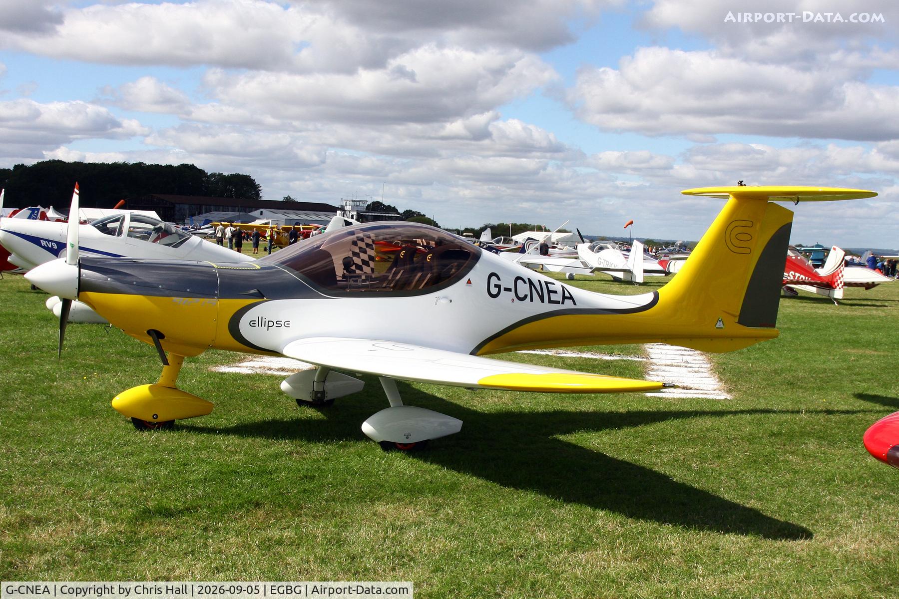 Aircraft G-CNEA, Ellipse Aero Ellipse Spirit, c/n 76/2026, LAA 80th Anniversary Rally, at EGBG, photo by Chris Hall
