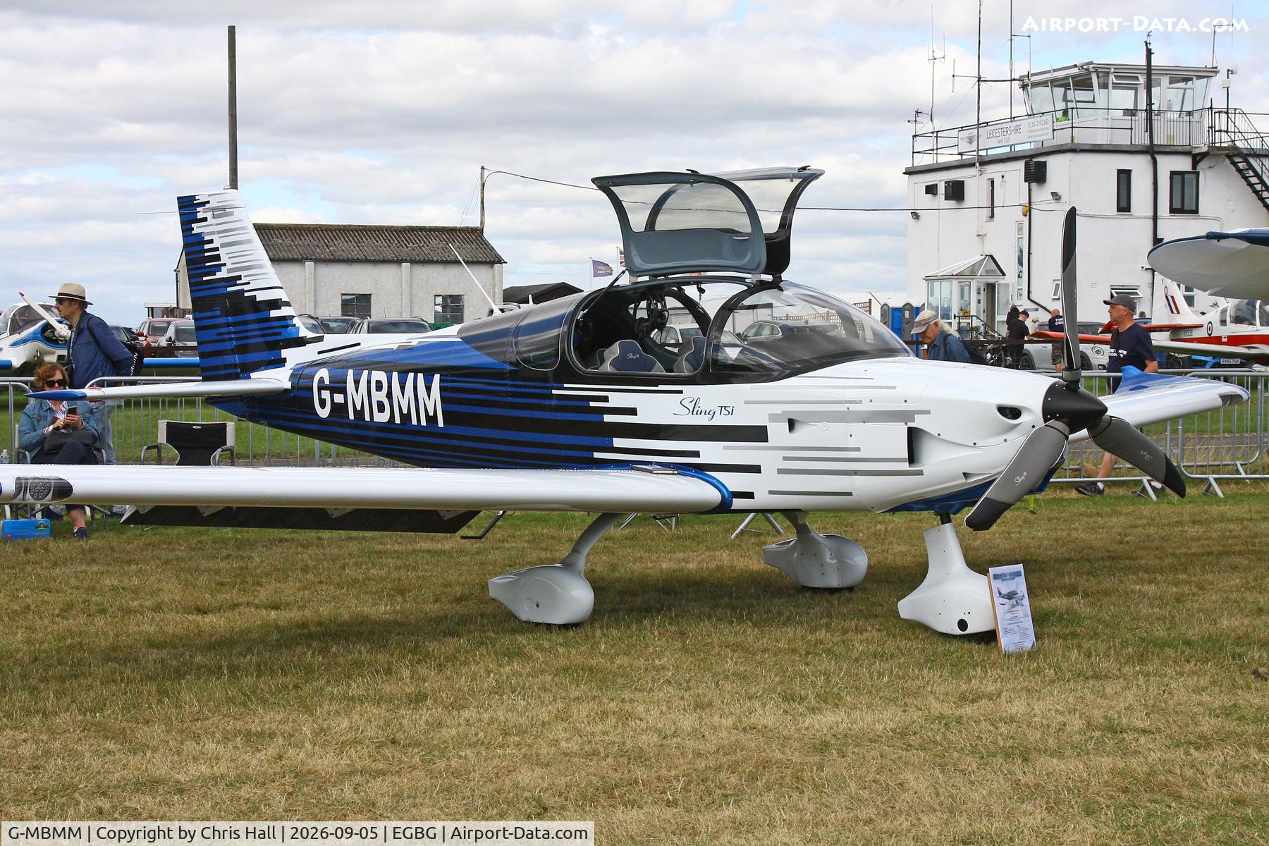 Aircraft G-MBMM, 2023 Airplane Factory Sling 4 TSI, c/n LAA 400A-15865, LAA 80th Anniversary Rally, at EGBG, photo by Chris Hall