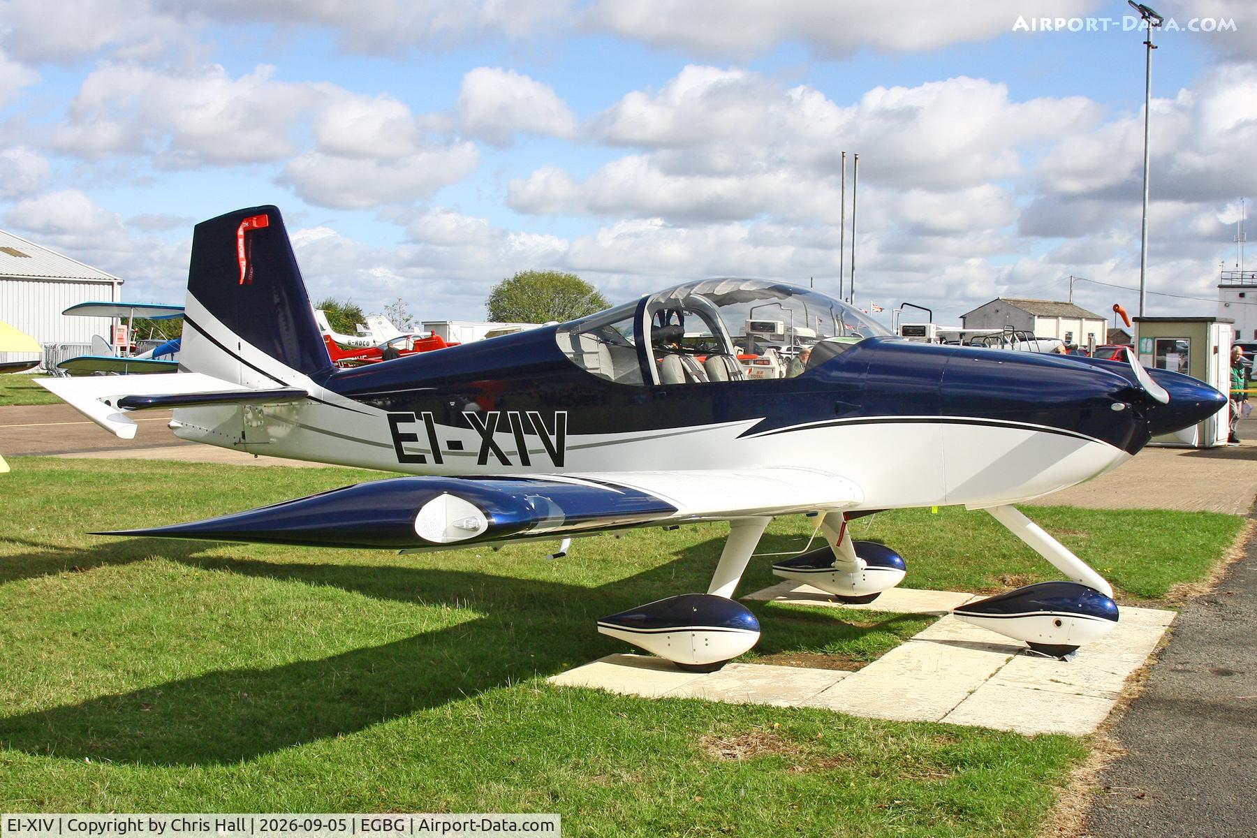 Aircraft EI-XIV, Vans RV-14A, c/n 140575, LAA 80th Anniversary Rally, at EGBG, photo by Chris Hall