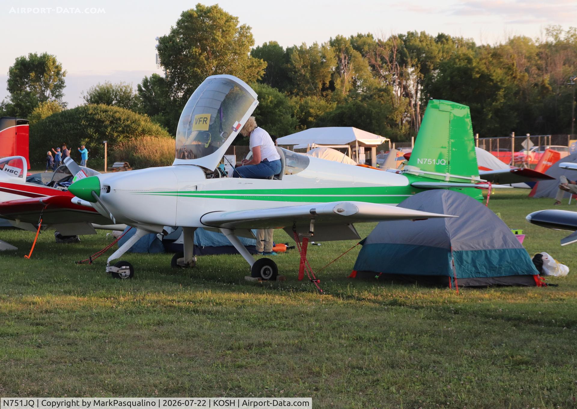 Aircraft N751JQ, 2021 Vans RV-7A, c/n 72650, Vans RV-7A, at KOSH, photo by MarkPasqualino