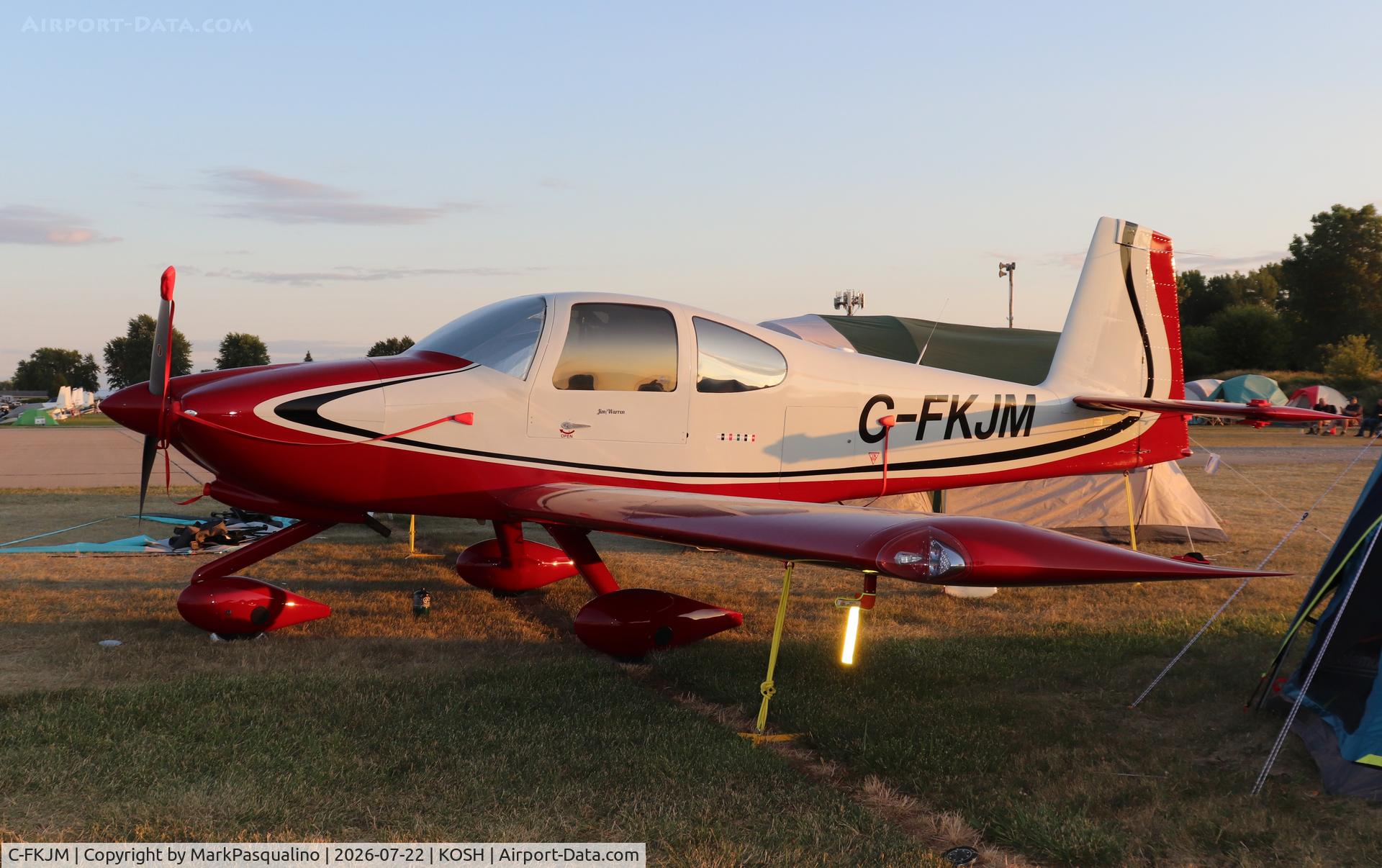 Aircraft C-FKJM, 2021 Vans RV-10, c/n 41936, Vans RV-10, at KOSH, photo by MarkPasqualino