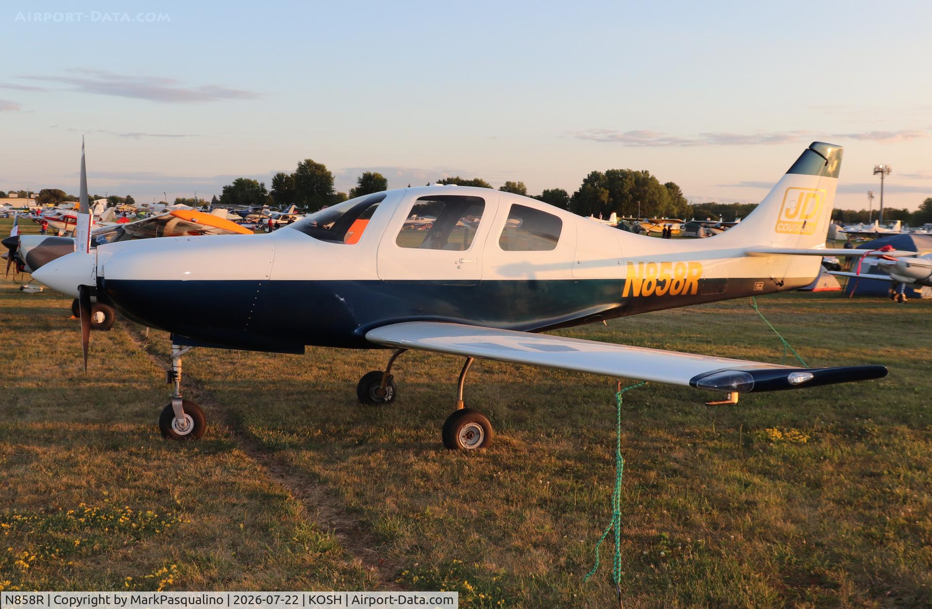 Aircraft N858R, 2022 Lancair IV, c/n 4621, Lancair IV, at KOSH, photo by MarkPasqualino