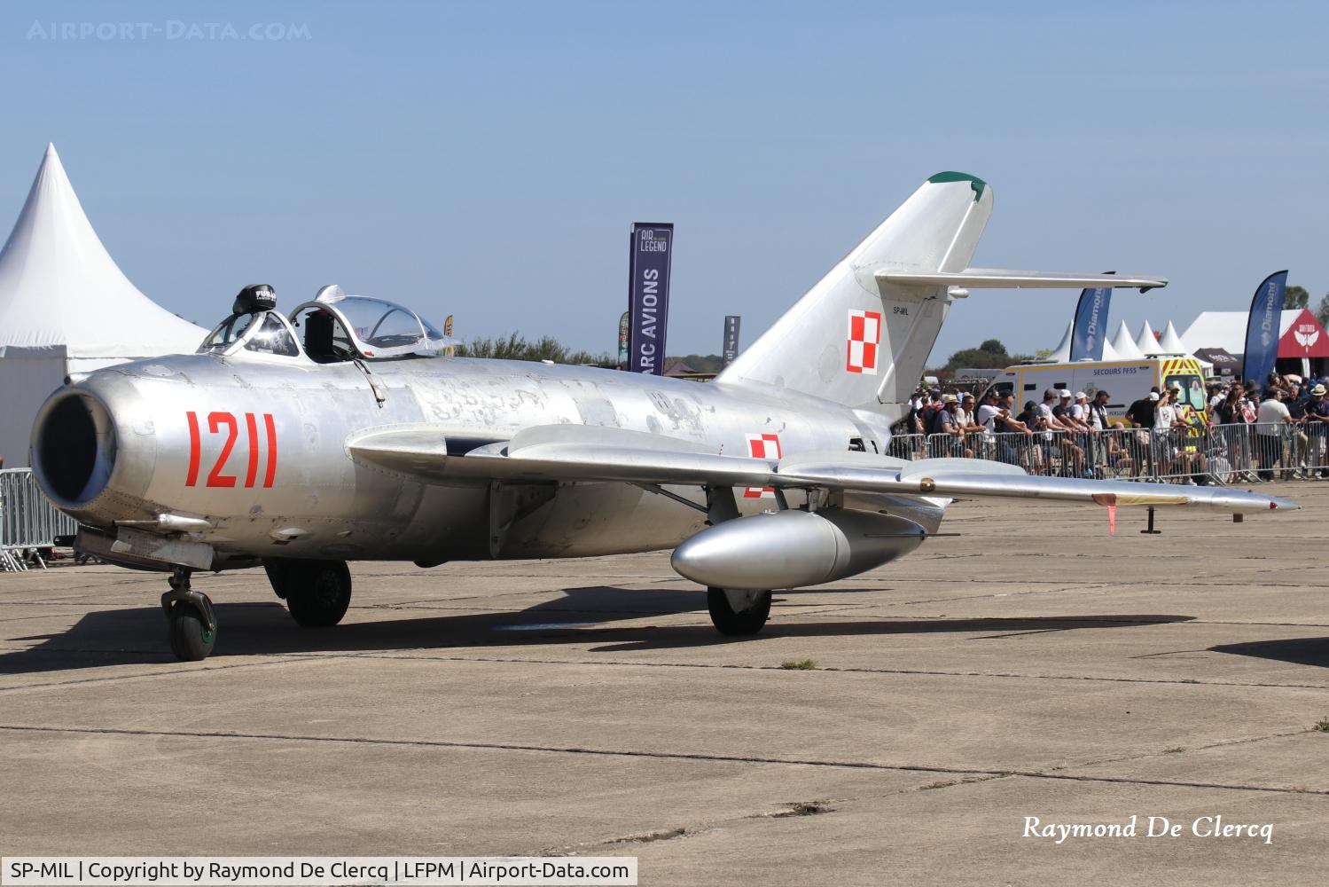 Aircraft SP-MIL, 1958 PZL-Mielec Lim-5 (MiG-17F), c/n 1C1211, At Air Legend Melun on 05-09-2026., at LFPM, photo by Raymond De Clercq