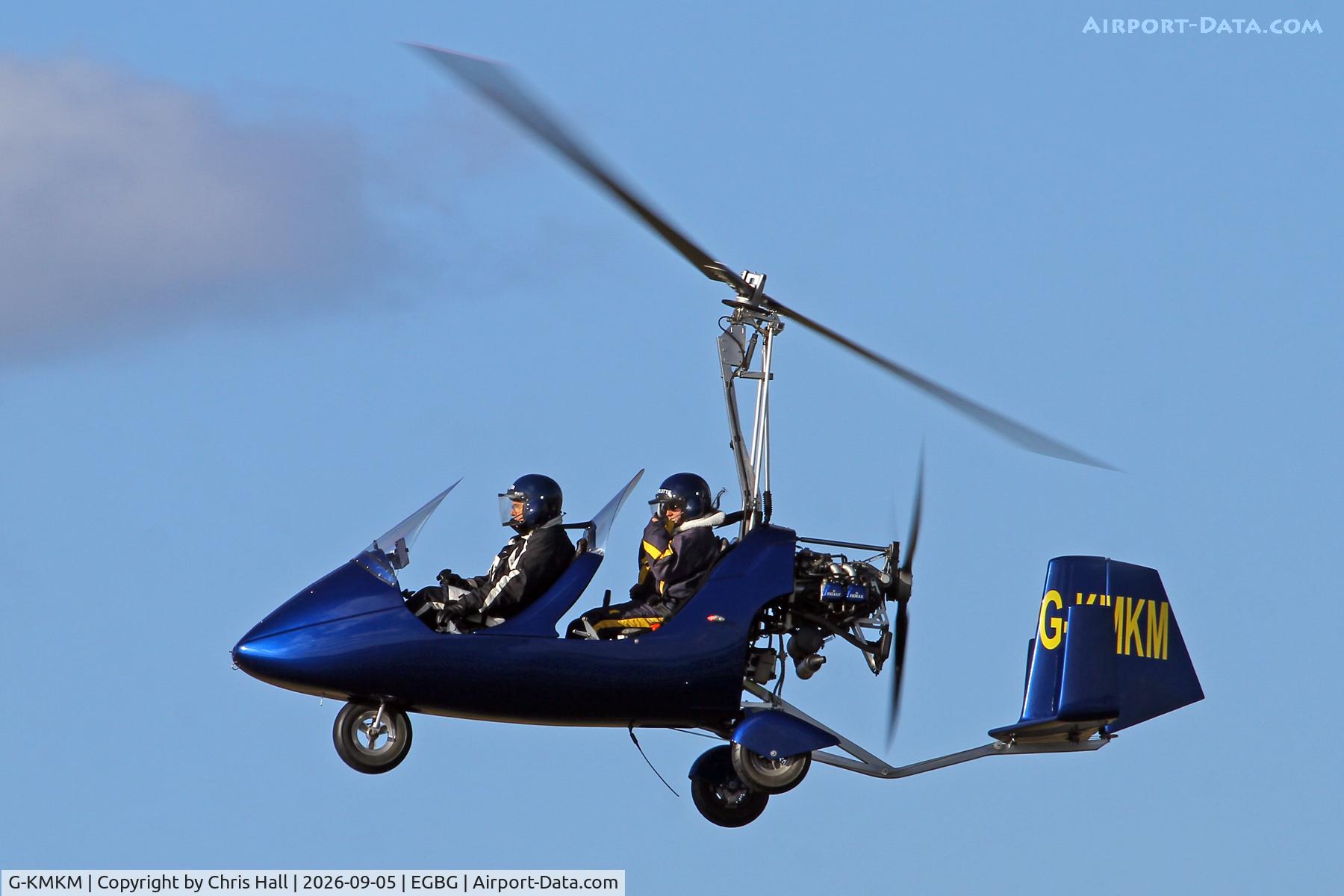 Aircraft G-KMKM, 2011 Rotorsport UK MTOsport, c/n RSUK/MTOS/040, LAA 80th Anniversary Rally, at EGBG, photo by Chris Hall