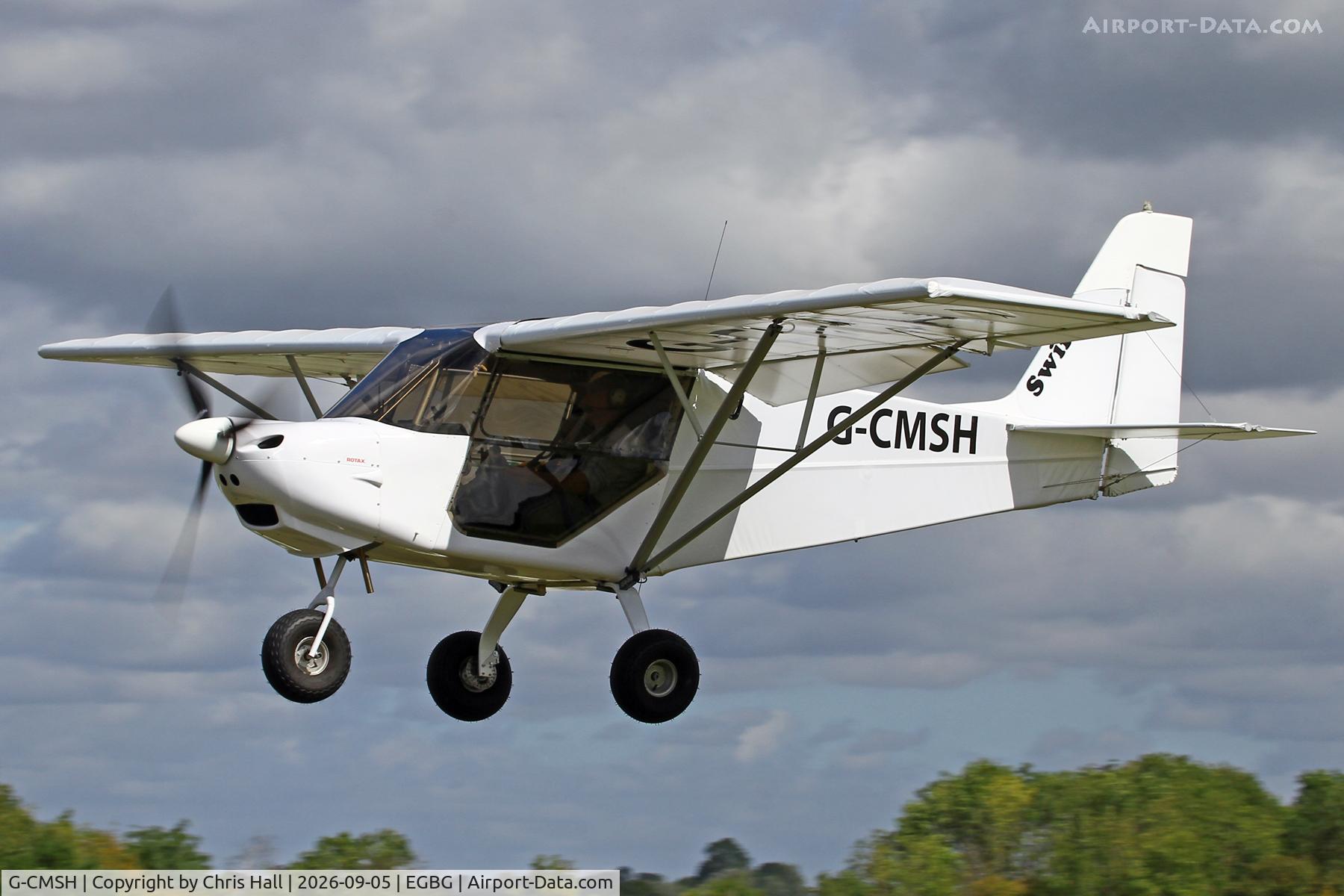 Aircraft G-CMSH, 2023 Best Off Sky Ranger Swift 912S(1), c/n BMAA/HB/760, LAA 80th Anniversary Rally, at EGBG, photo by Chris Hall