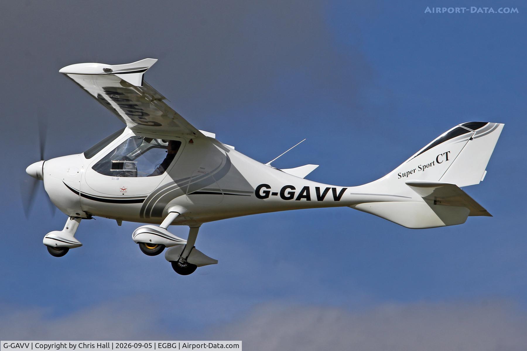 Aircraft G-GAVV, 2019 Flight Design CTSL, c/n E-18-12-51, LAA 80th Anniversary Rally, at EGBG, photo by Chris Hall